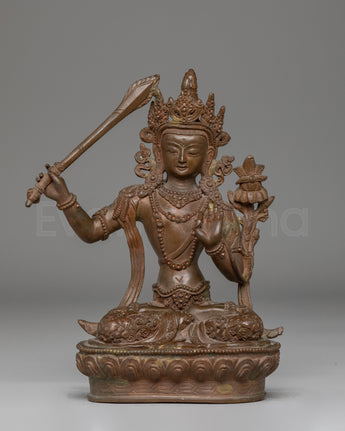 Wisdom Symbol Manjushri Statue