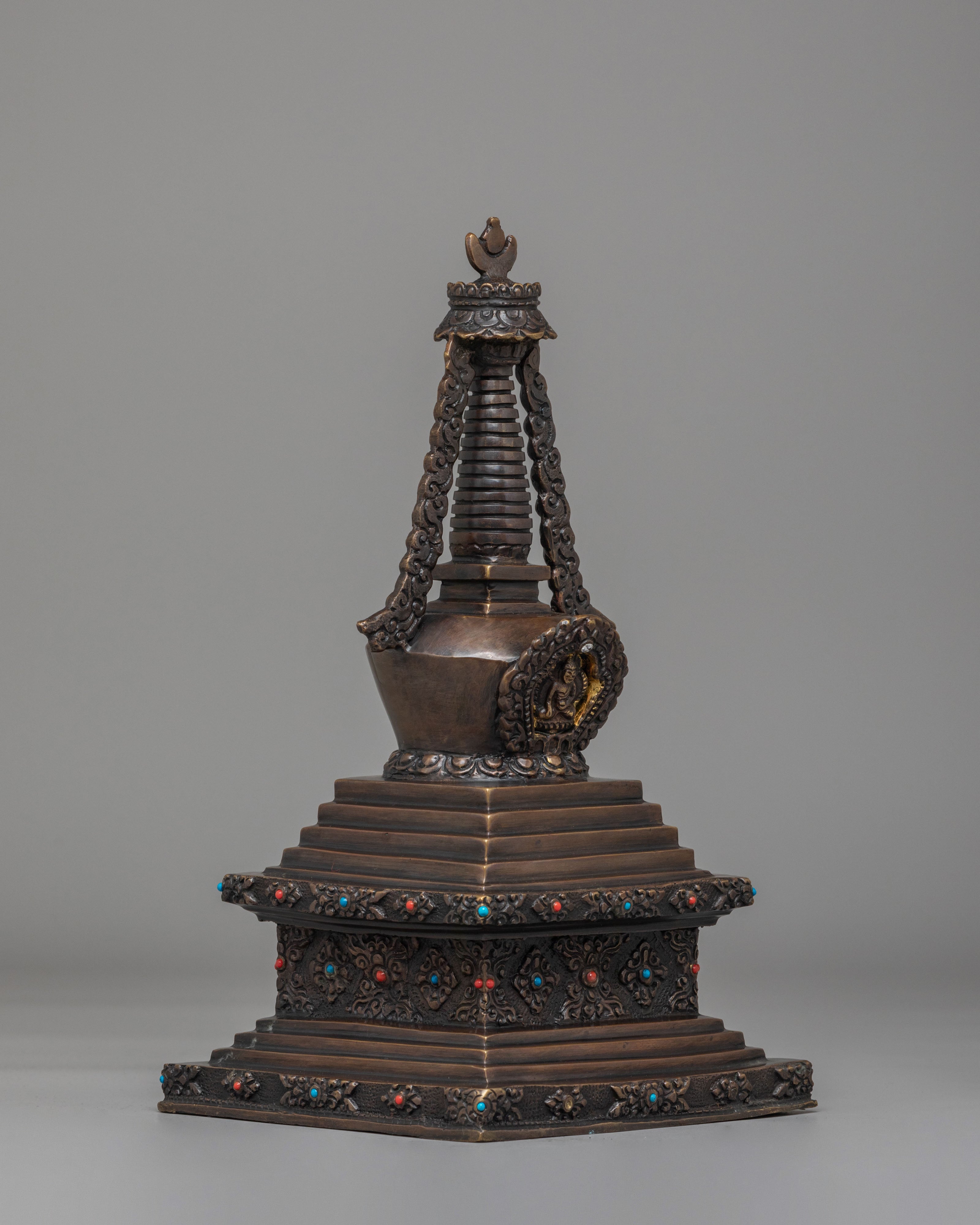 Buddhist Altar Stupa of Enlightenment | Himalayan Sacred Decor