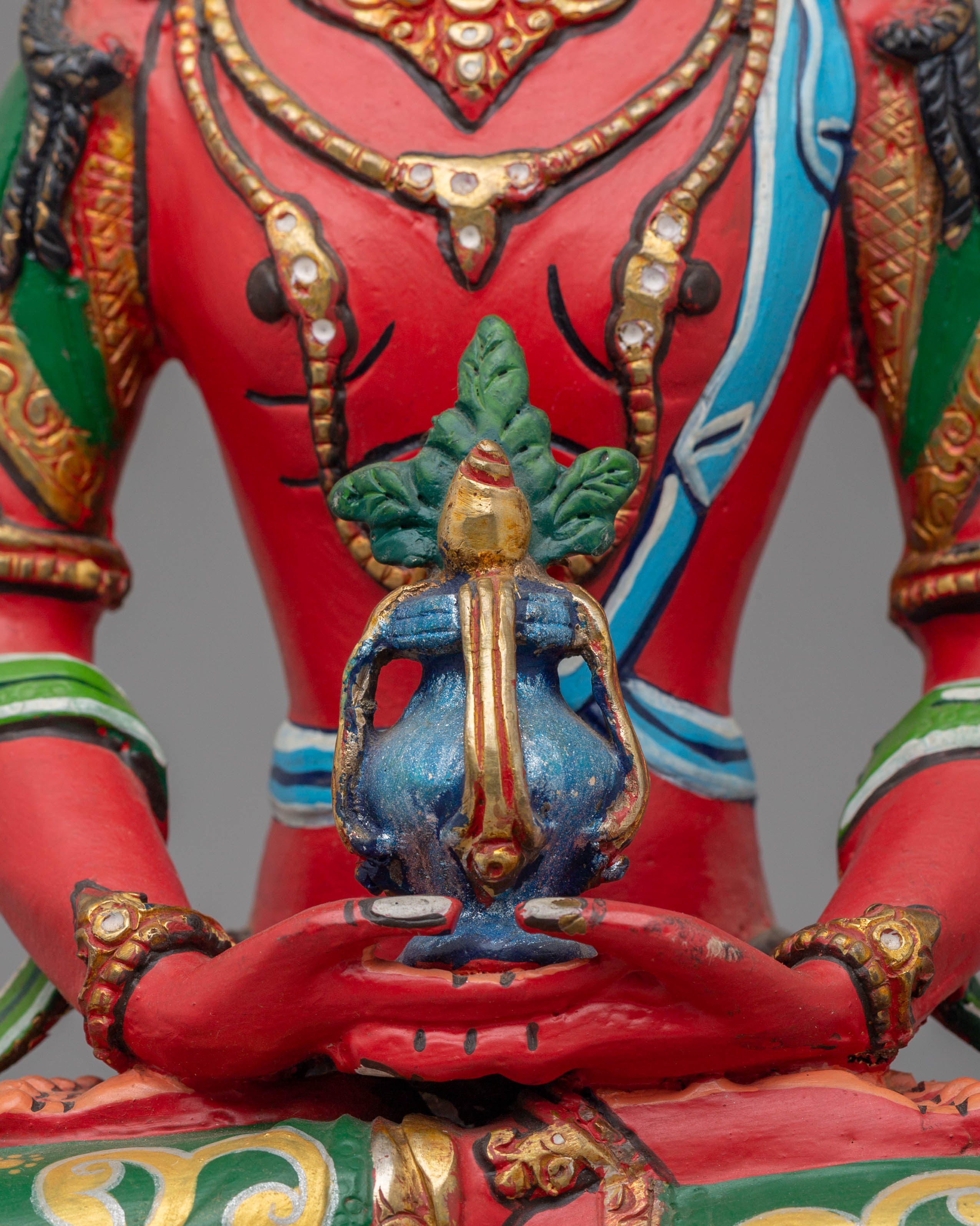 Handcrafted Sacred Amitayus Statue | Buddhist Deity of Longevity