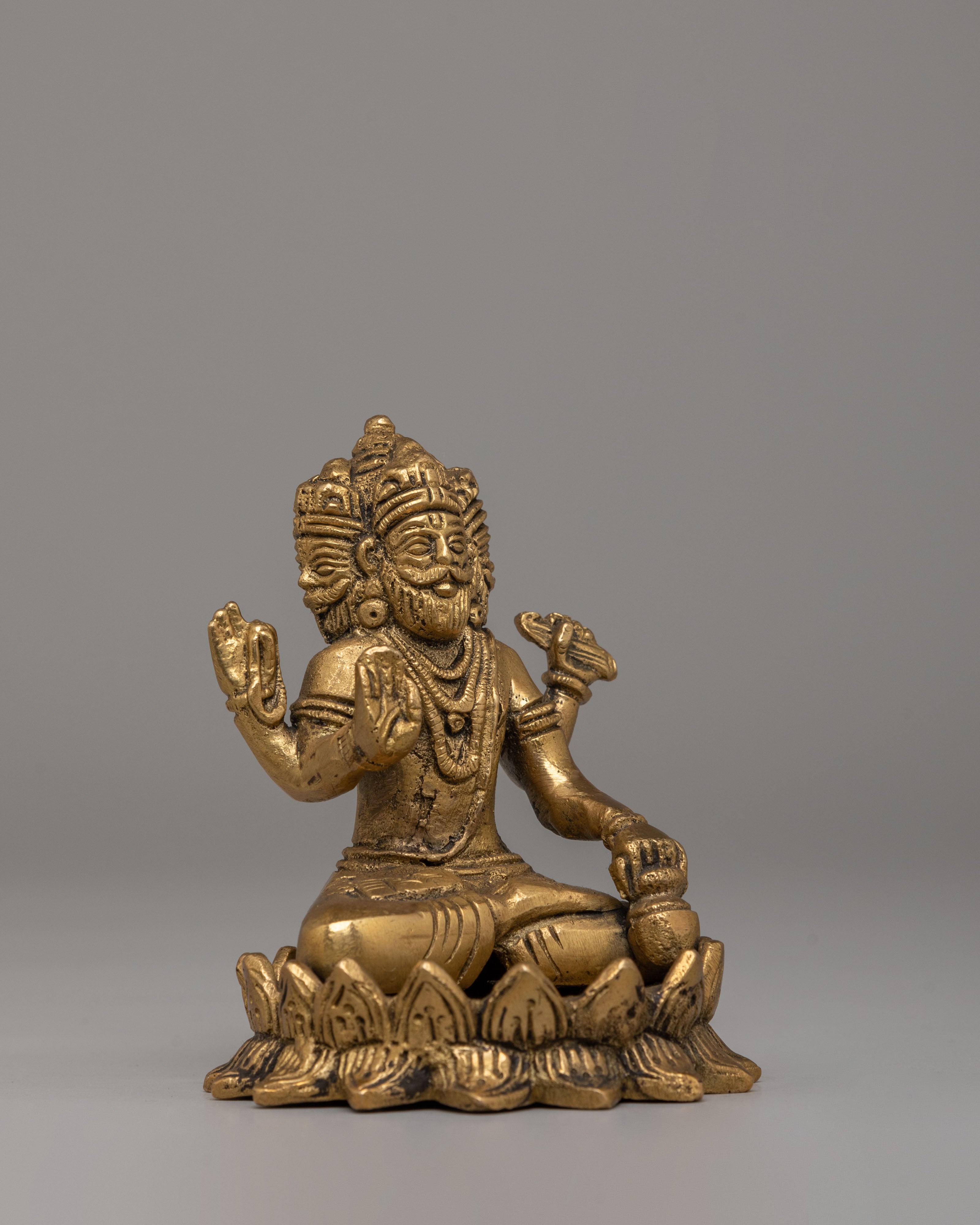 Traditional Brahma Figurine | Symbol of Creation & Divine Wisdom