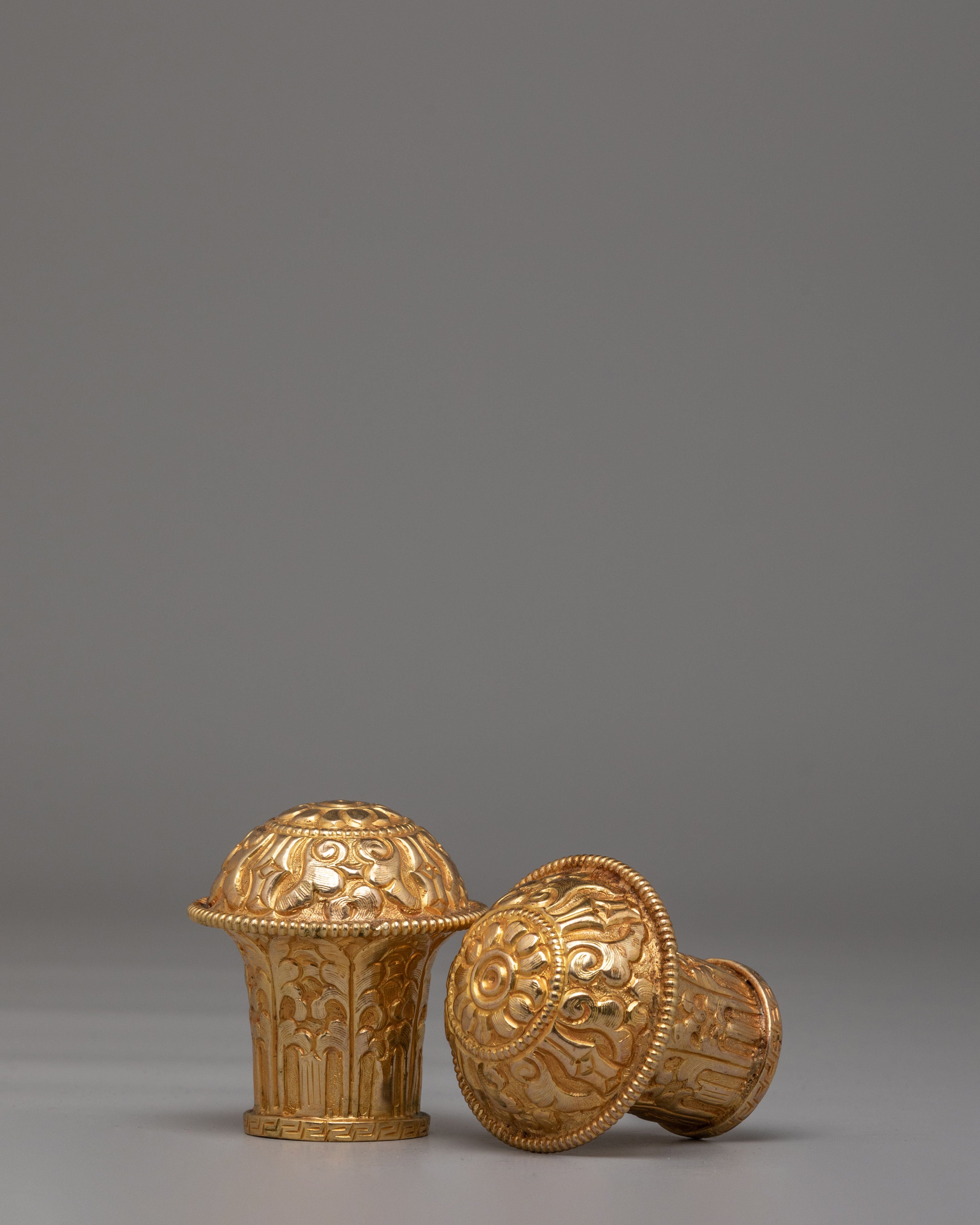Brocade Stick Cap for Buddhist Ceremonies | Symbol of Wisdom and Spiritual Purity