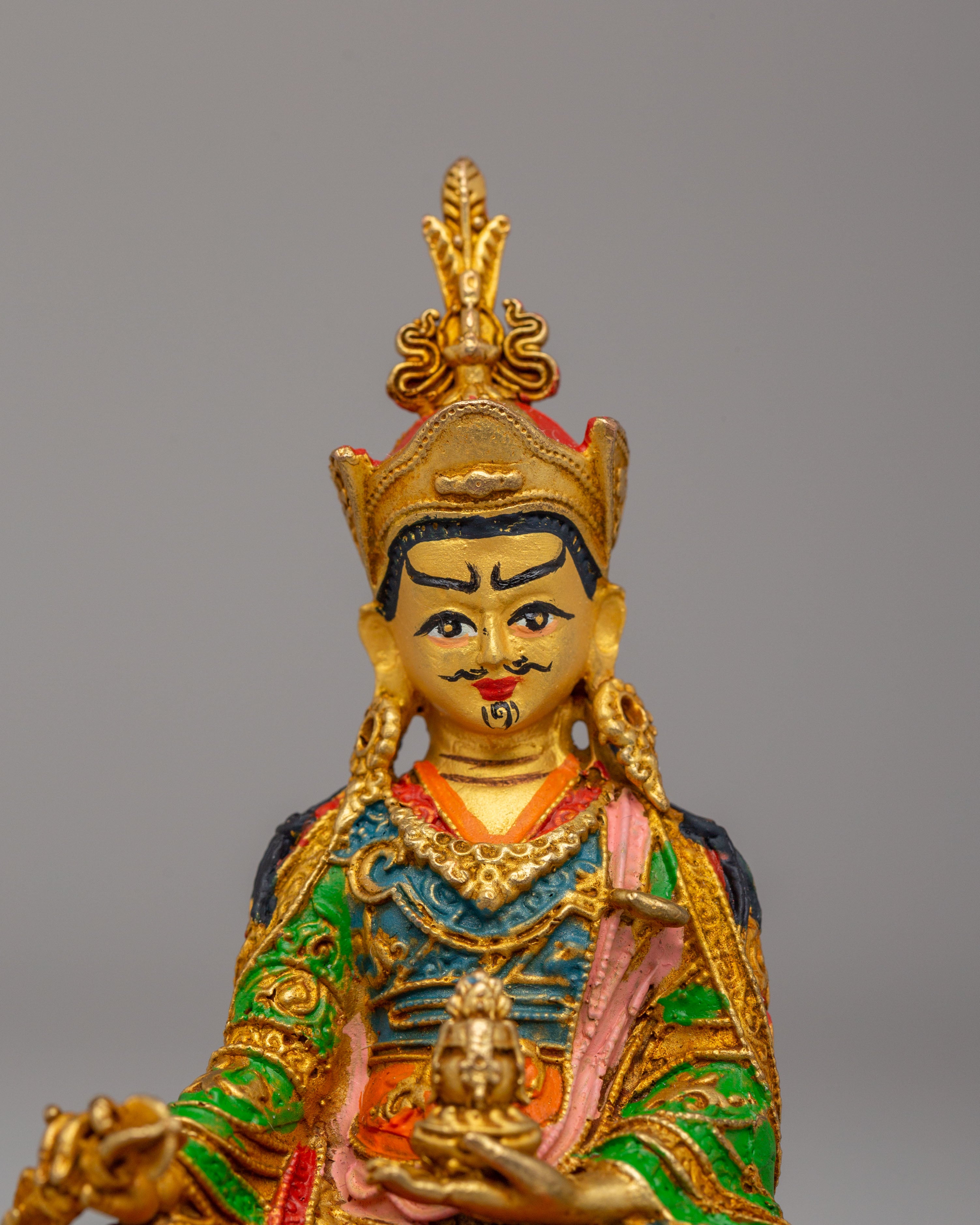 Ceremonial Padmasambhava Shrine Statue | A Sacred Representation of Guru Rinpoche