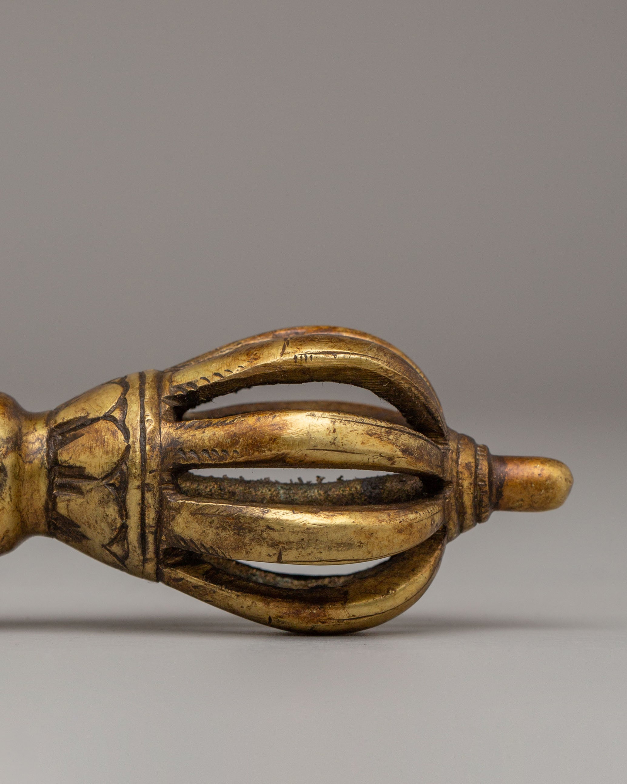 Himalayan Altar Vajra and Bell Set | Handcrafted Ritual Tools for Spiritual Practice