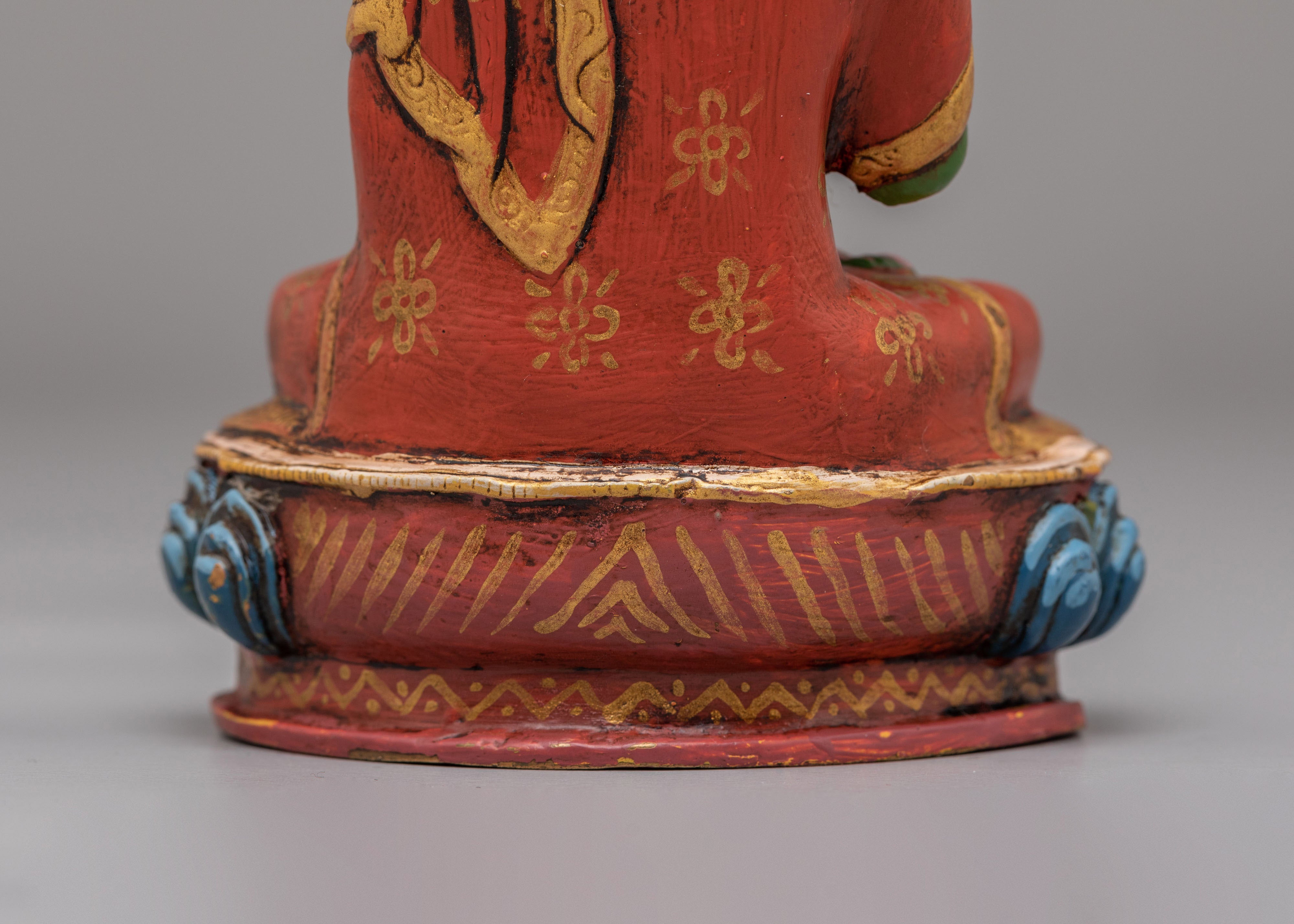 Traditional Amogasiddhi Buddha Statue | Symbol of Fearlessness and Spiritual Strength