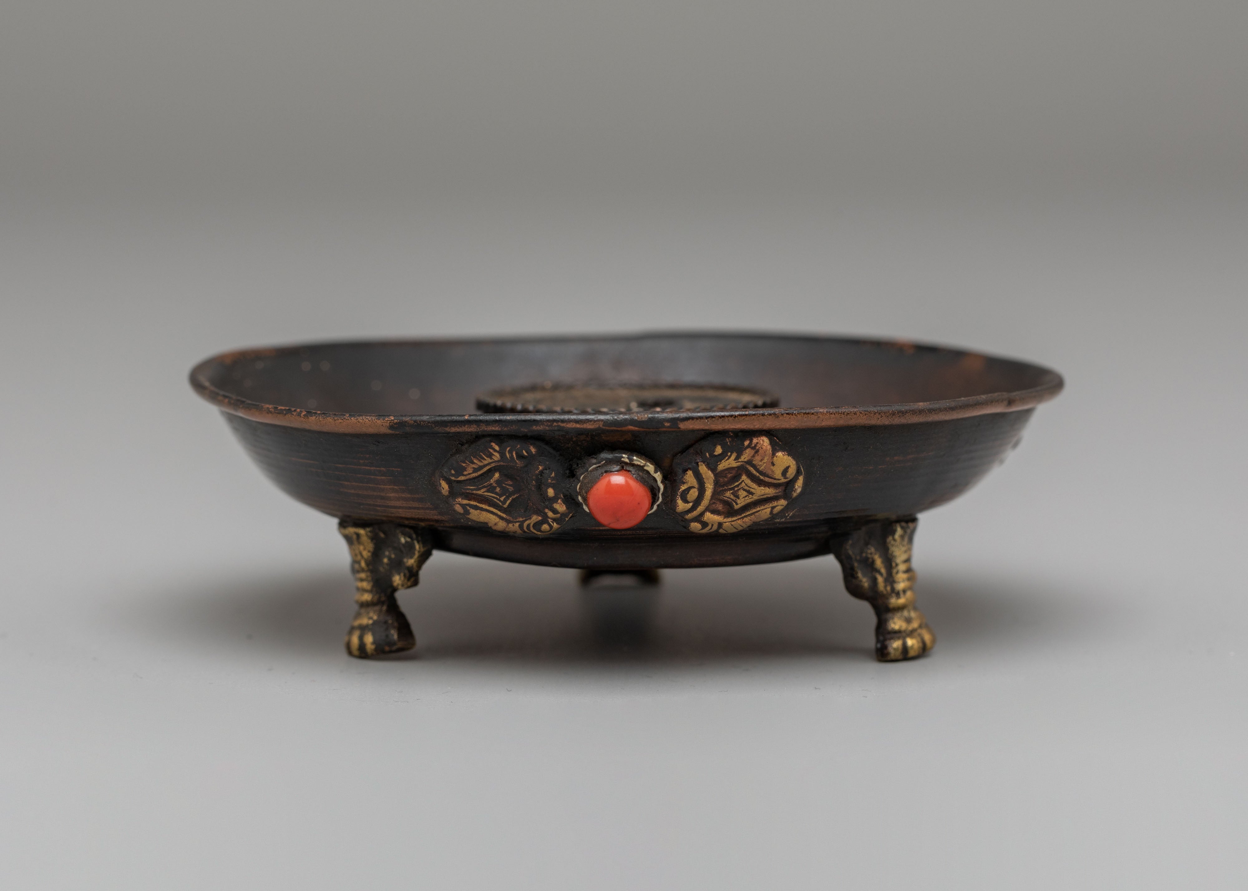 Meditation & Prayer Incense Holder | Handcrafted Brass Altar Decor