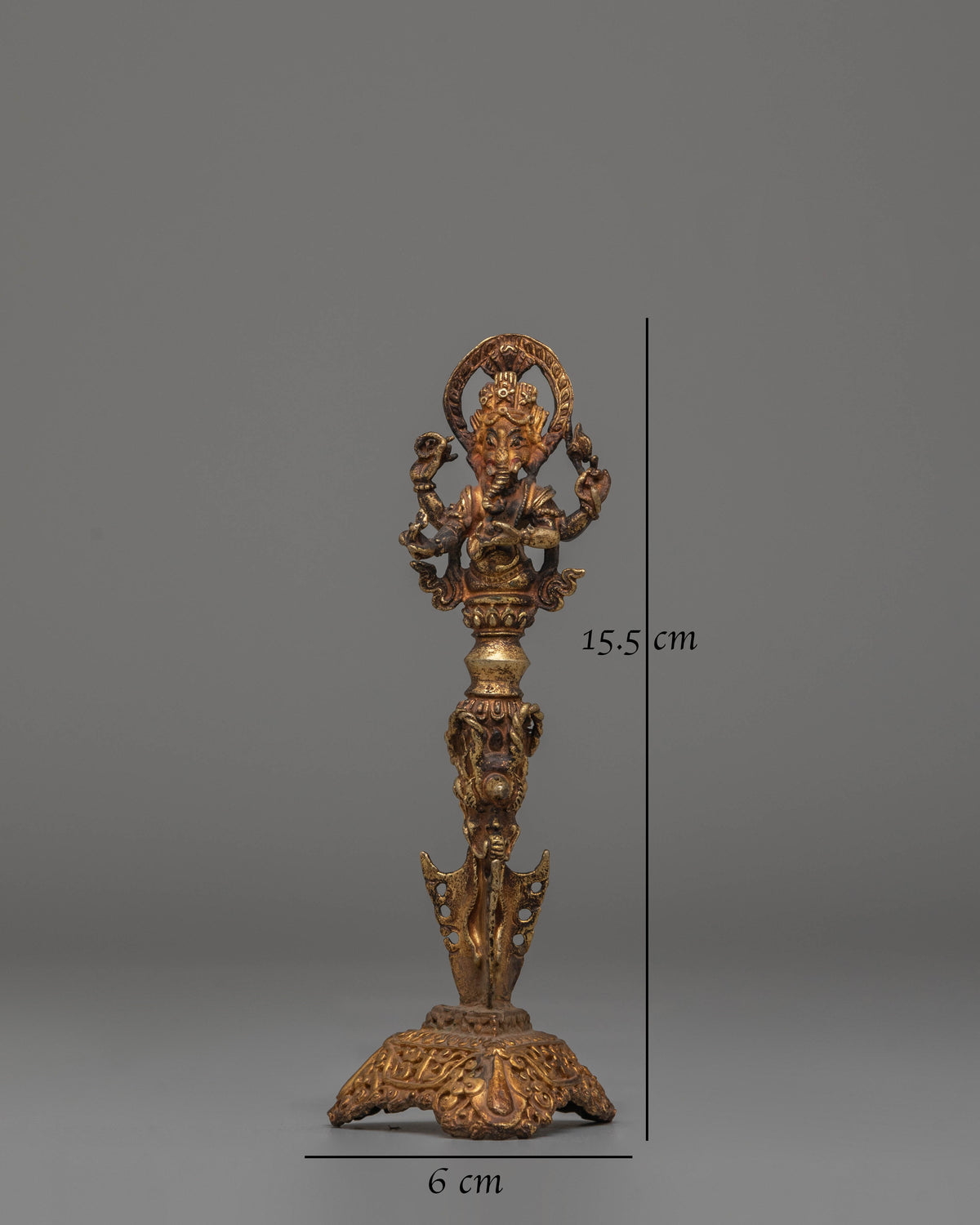 Handcrafted Ganesha Phurba for Rituals | Tibetan Buddhist Tantric Dagger
