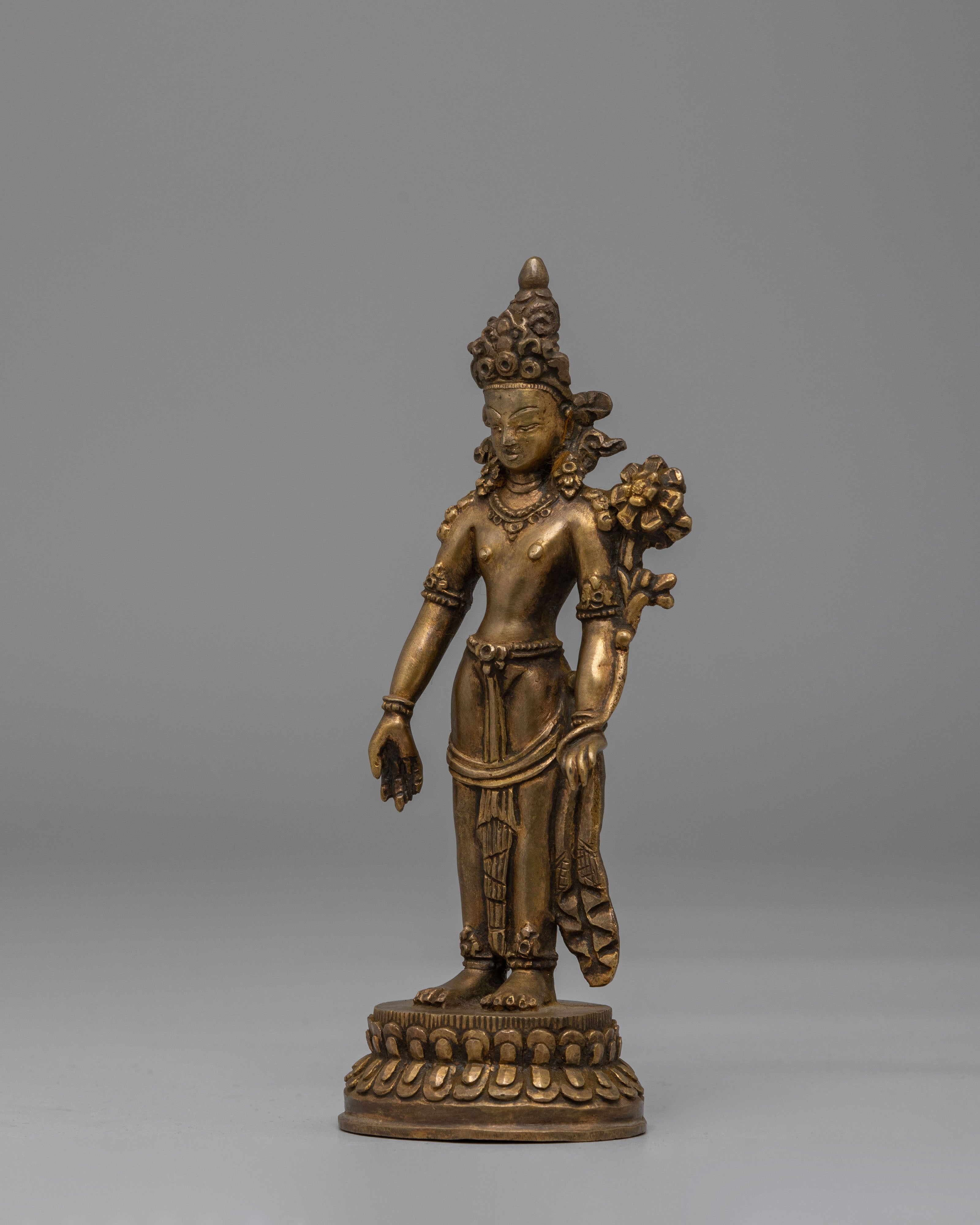 Handcrafted Standing Tara Statue | Symbol of Protection