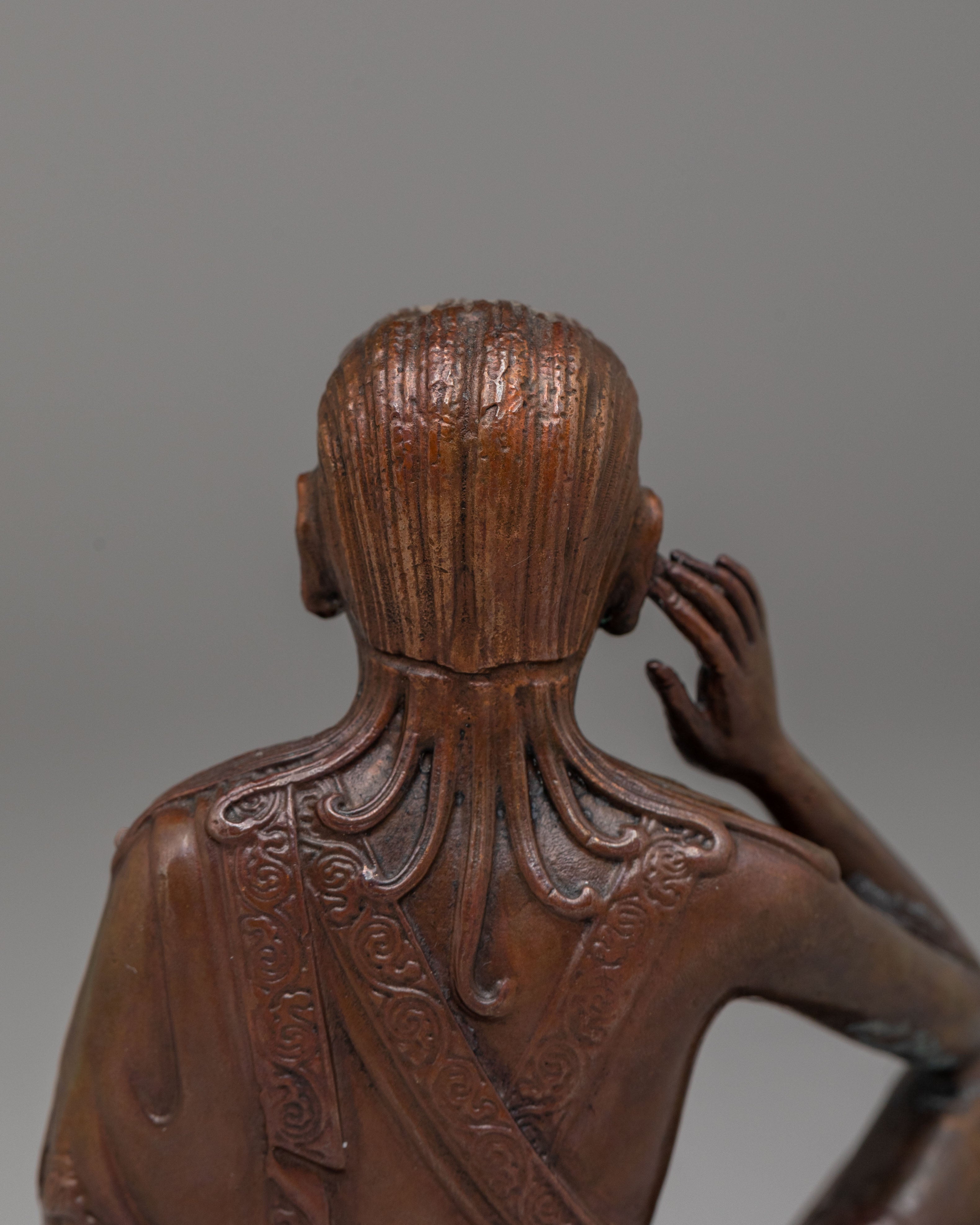 Milarepa Handcrafted Buddhist Statue | Meditation and Spiritual Home Decor