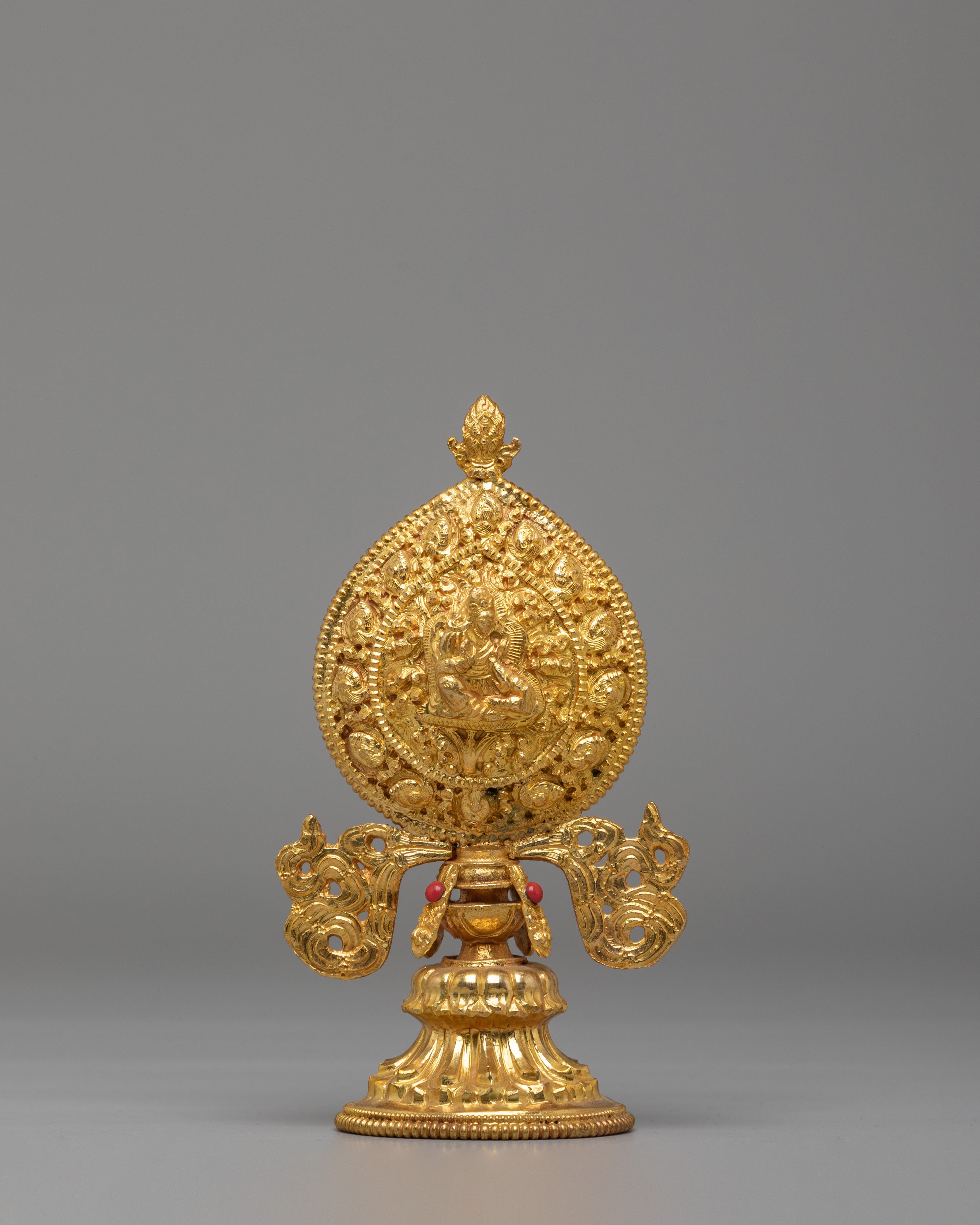 Chakravartin Possession Buddhist Symbol | Gold Plated Copper Chakravartin Set