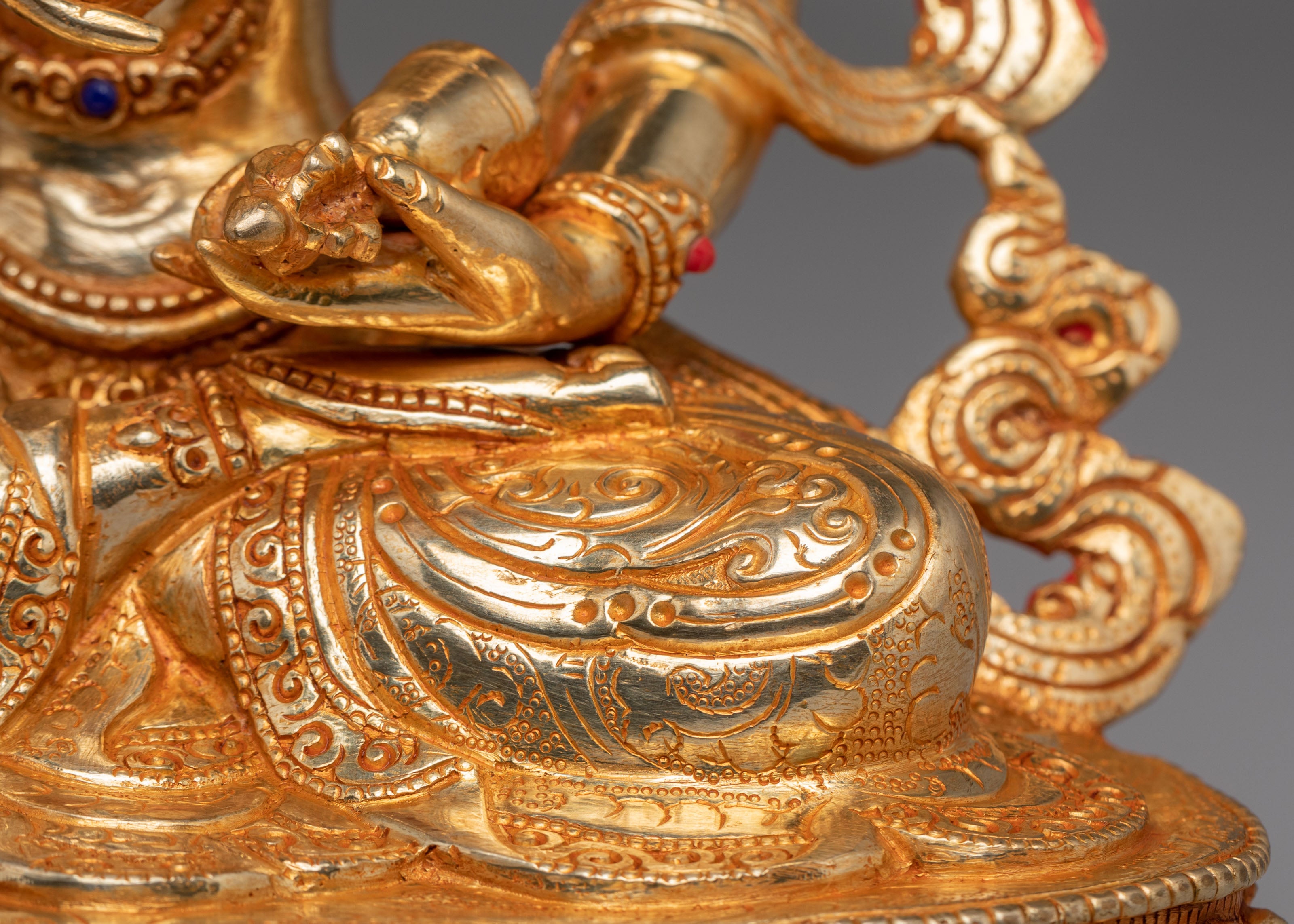 Traditional Vajrasattva Altar Sculpture | Purification Buddha Statue