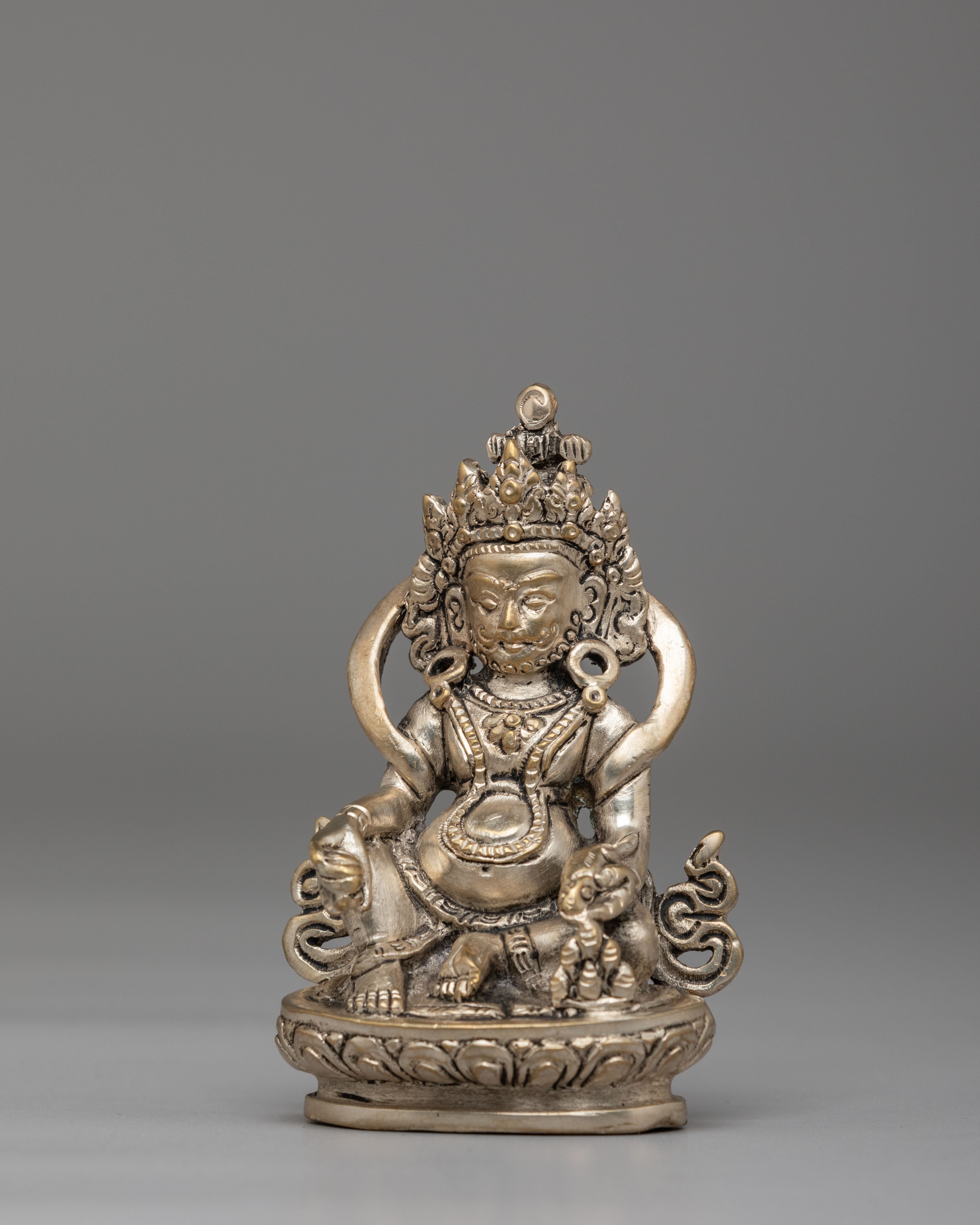 Machine Made Dzambhala Deity Statue | Tibetan Wealth Deity Figurine