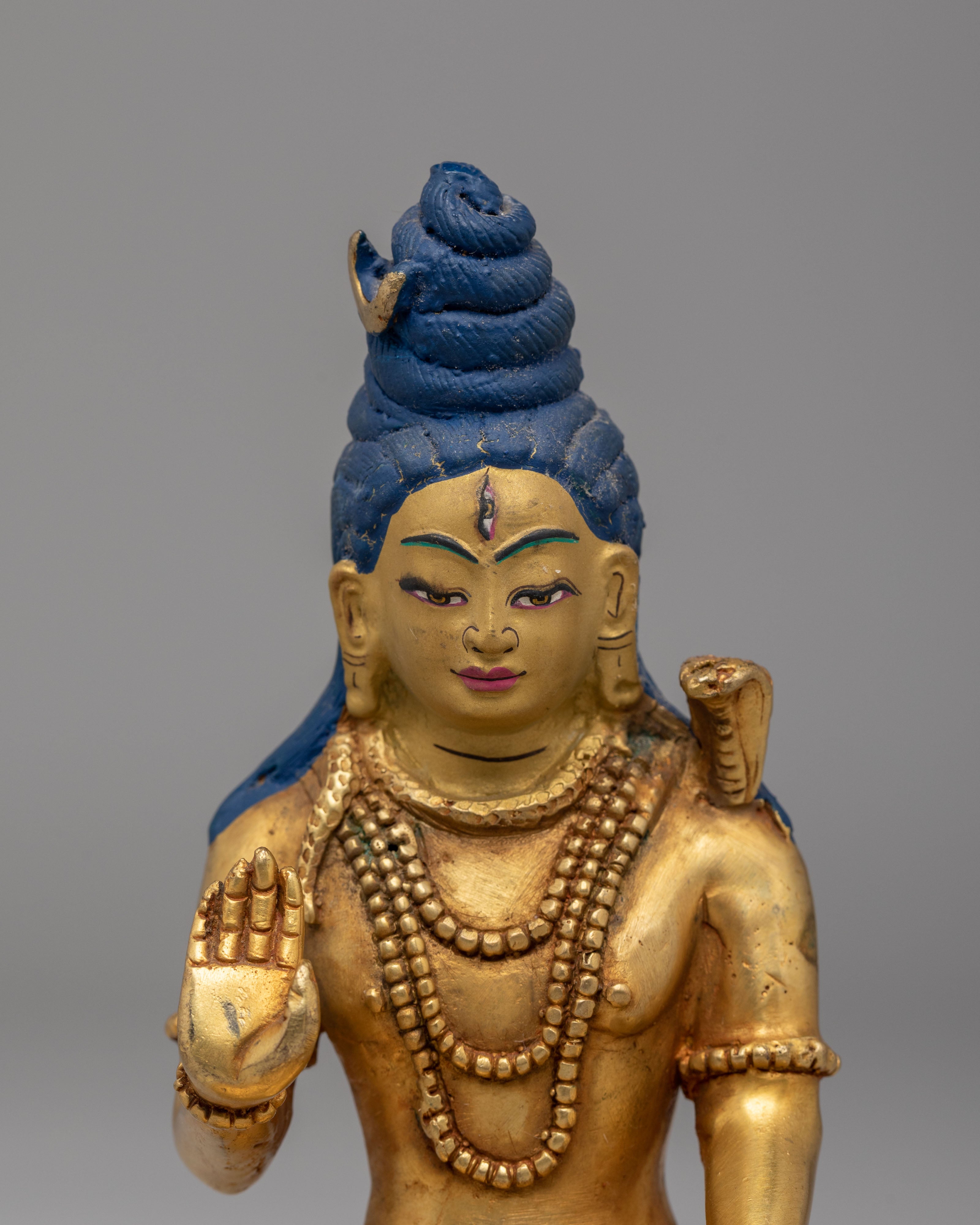 Handmade Shiva Statue | Hindu Deity Figurine