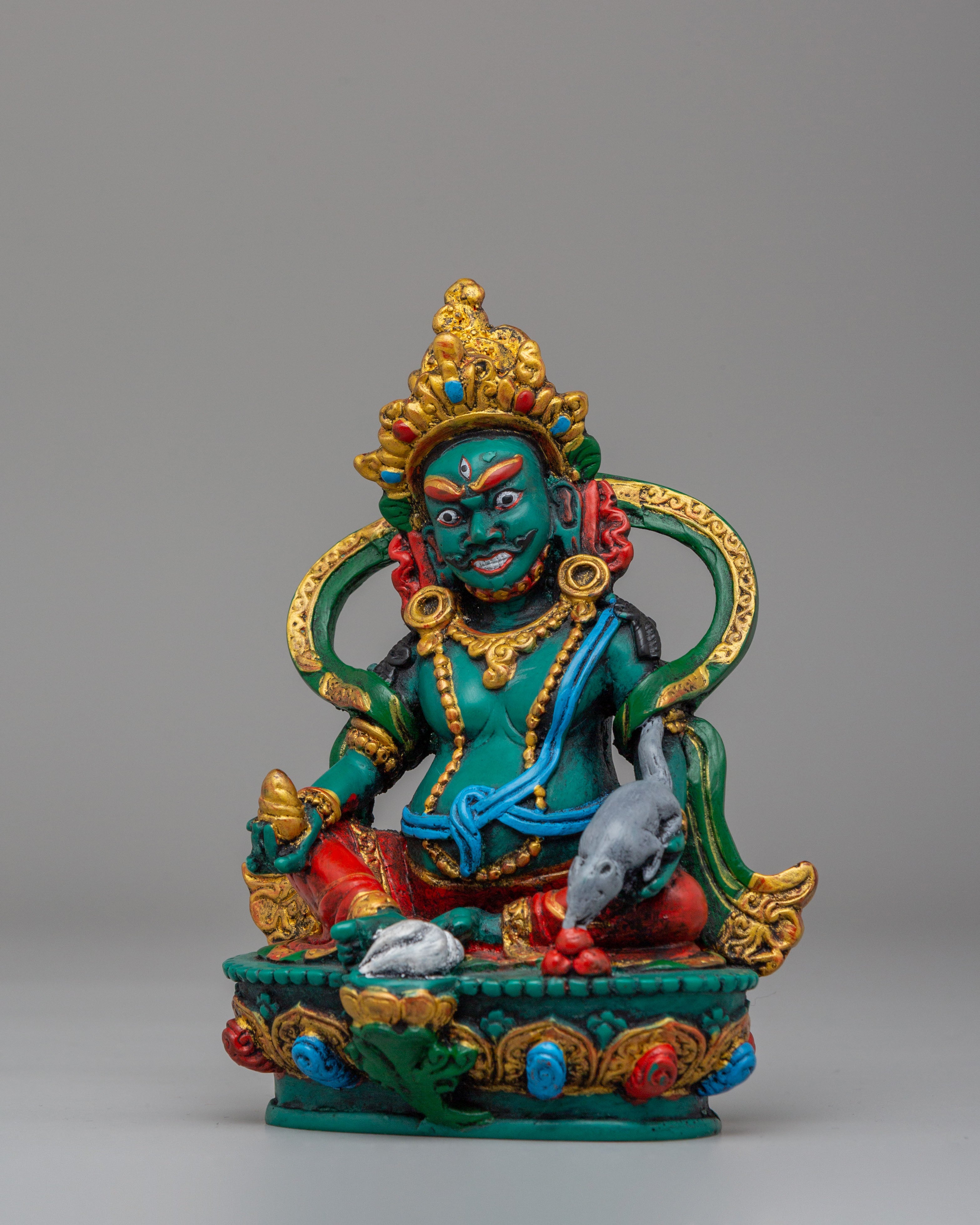 Wealth God Dzambhala Figurine | Sacred Spiritual Home Decor