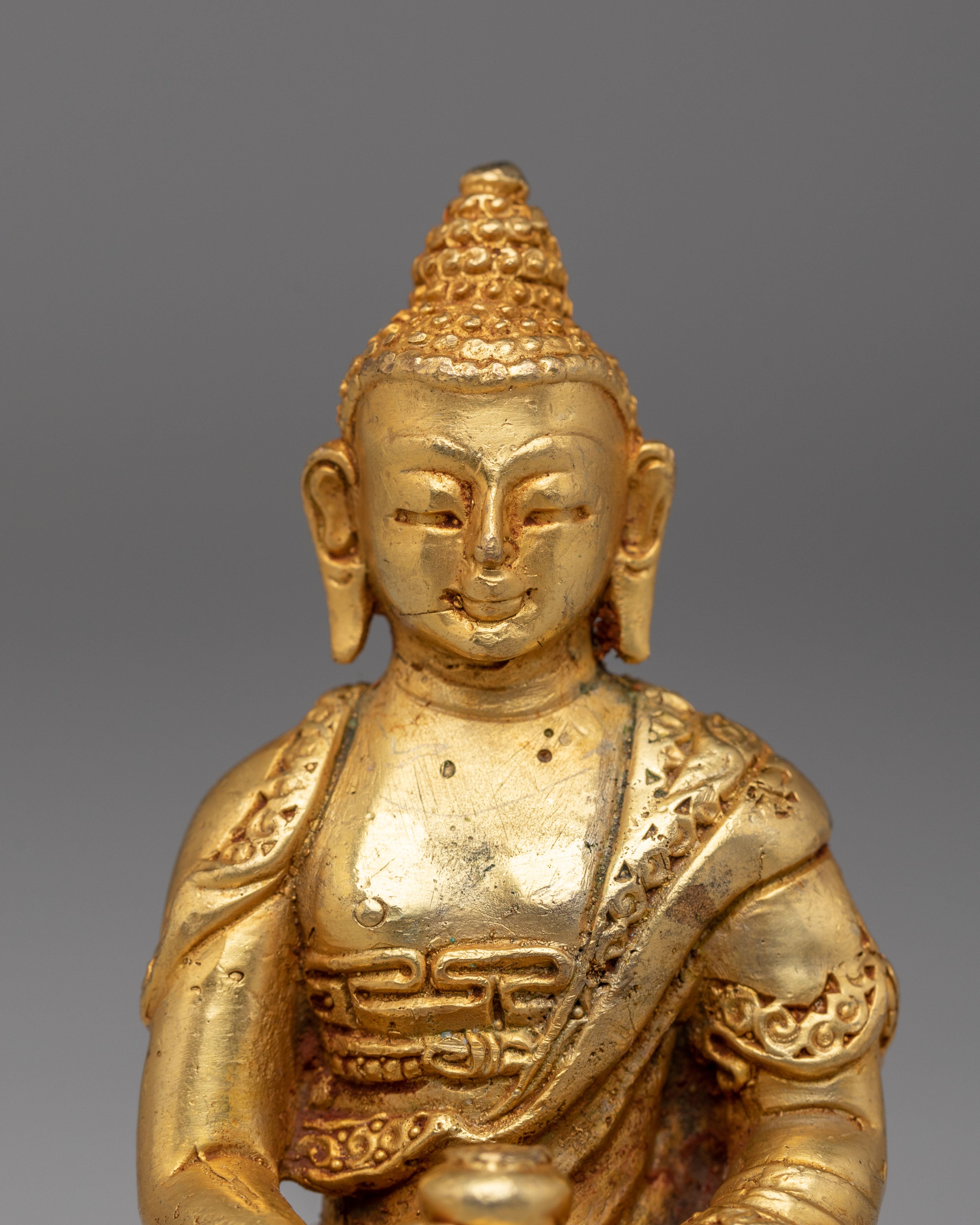 Tibetan Amitabha Sculpture for Infinite Light | Pure Land Devotional Statue
