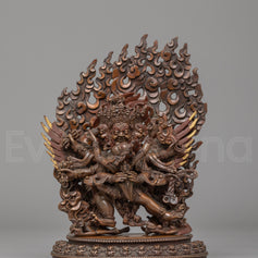 Handcrafted Vajrakilaya Consort Statue 
