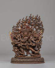 Handcrafted Vajrakilaya Consort Statue 