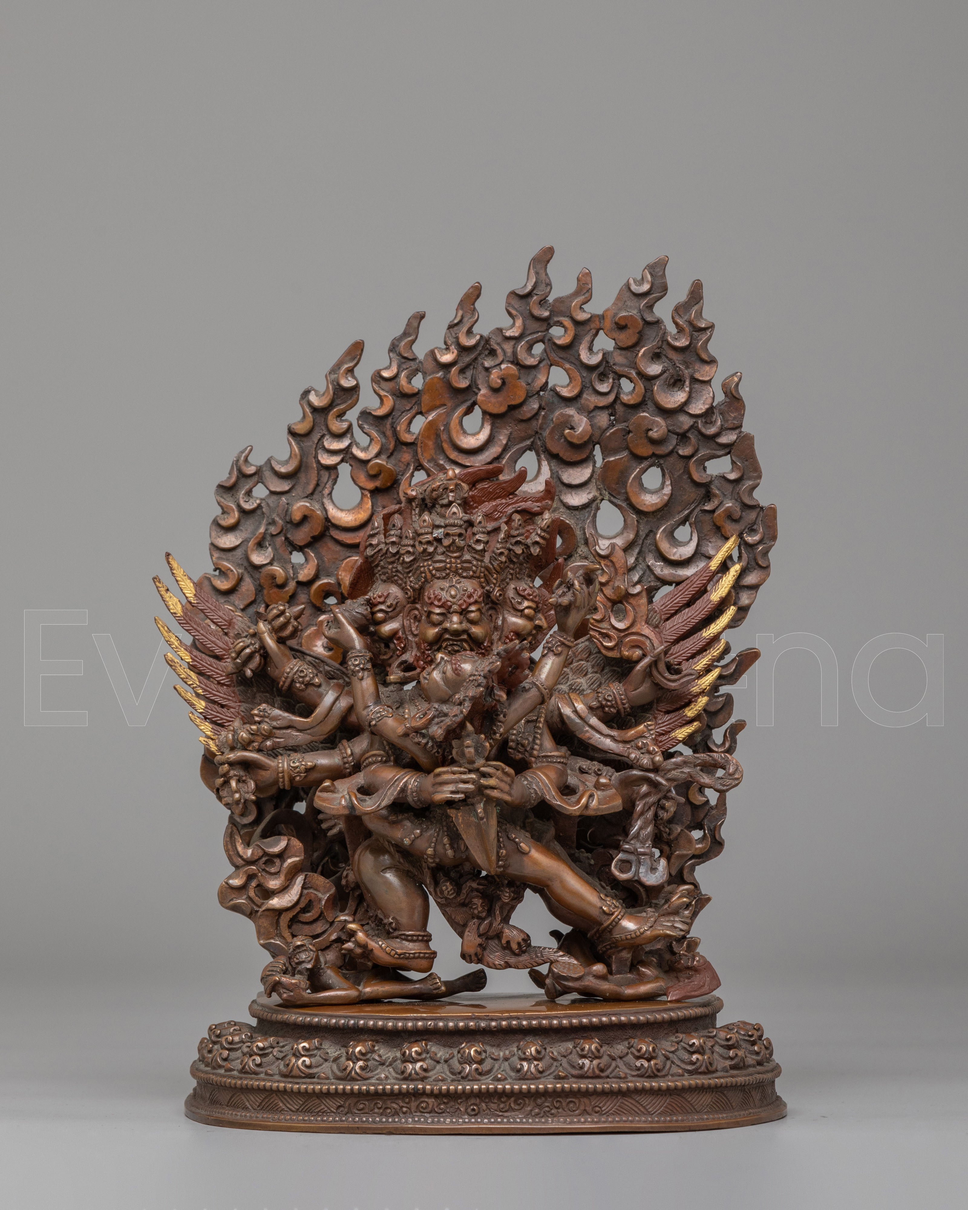 Handcrafted Vajrakilaya Consort Statue 