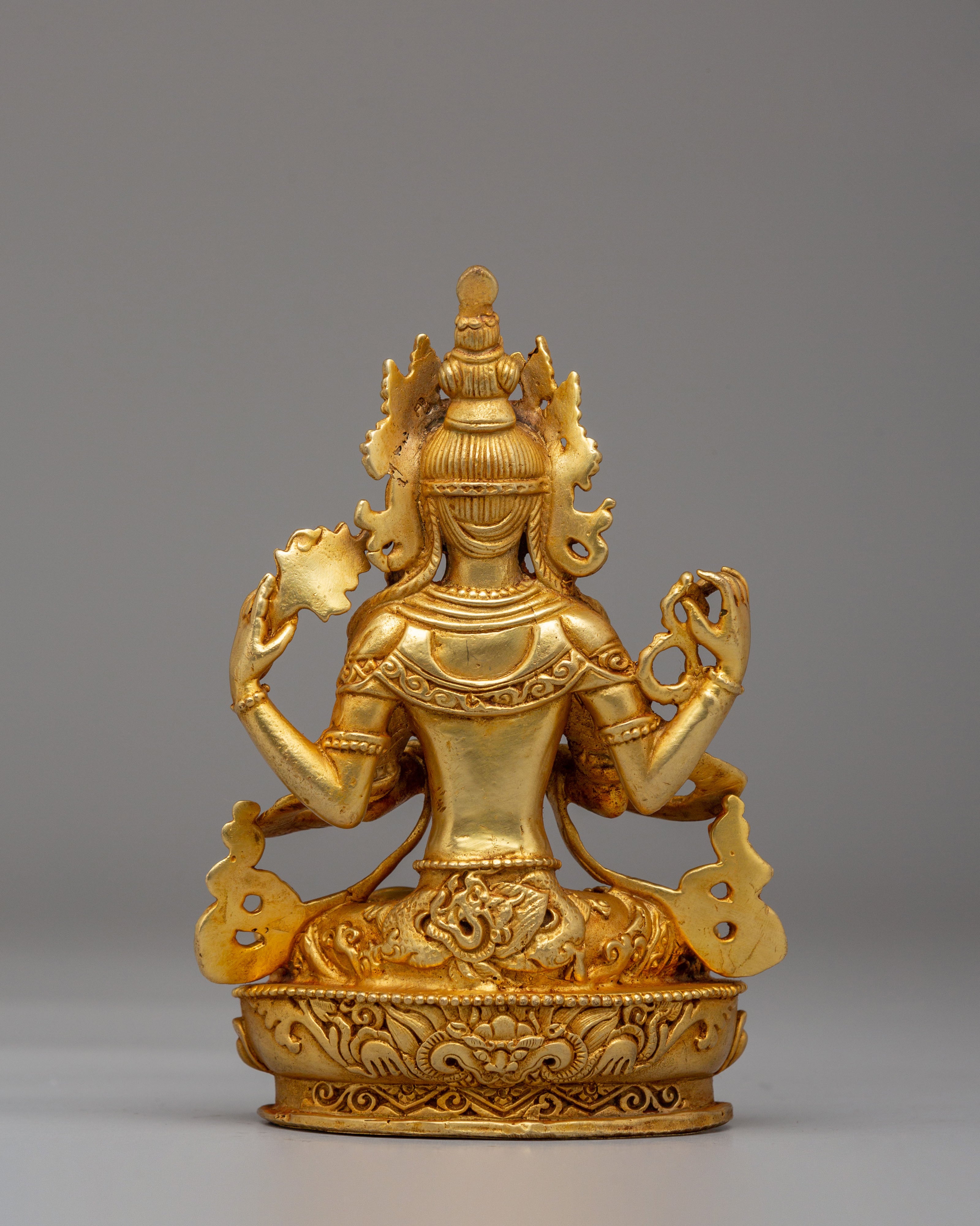 Avalokiteshvara Compassion Deity Statue | Tibetan Chenrezig Statue