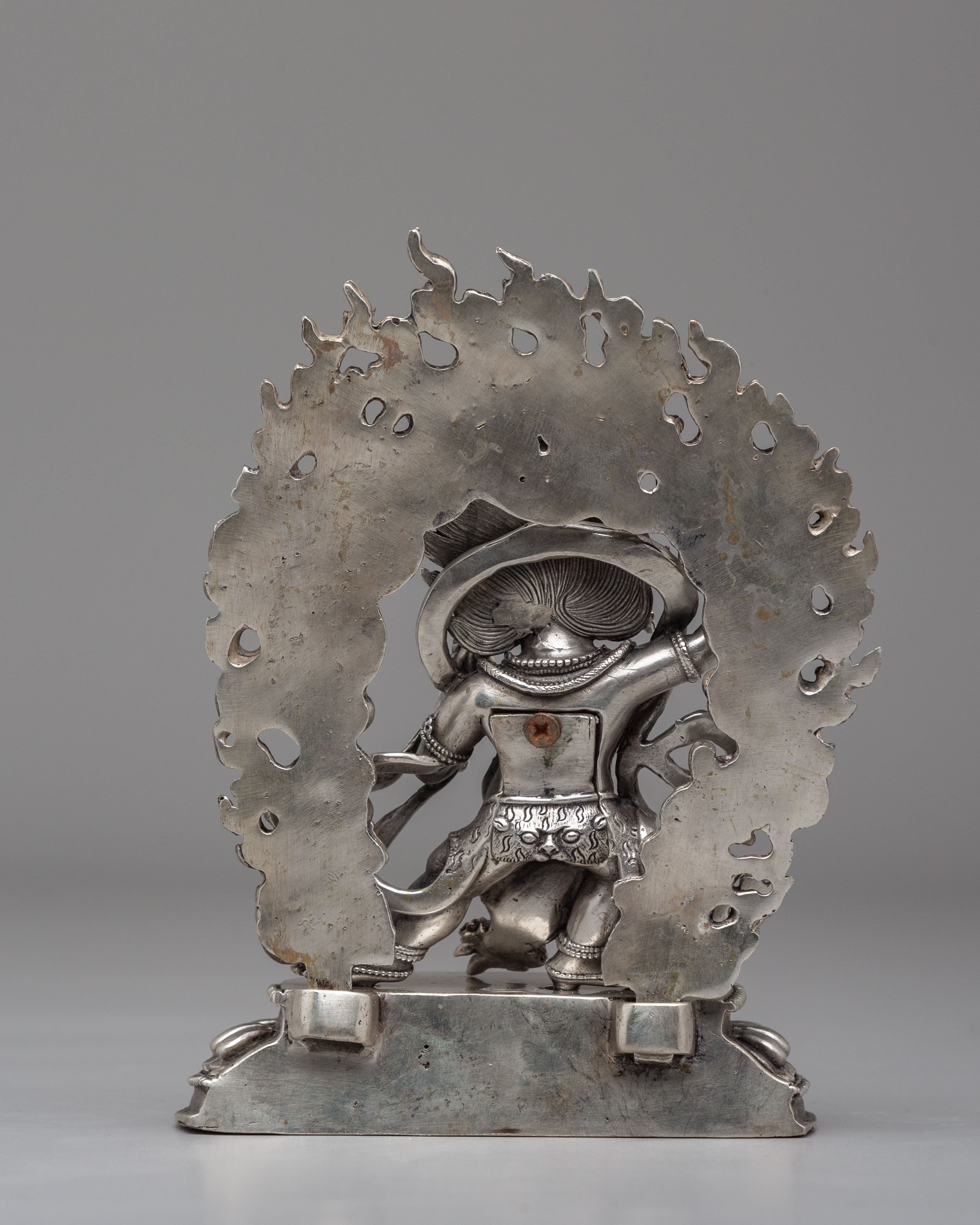 Vajrayana Protector Deity Vajrapani Statue | Sacred Buddhist Bodhisattva Sculpture