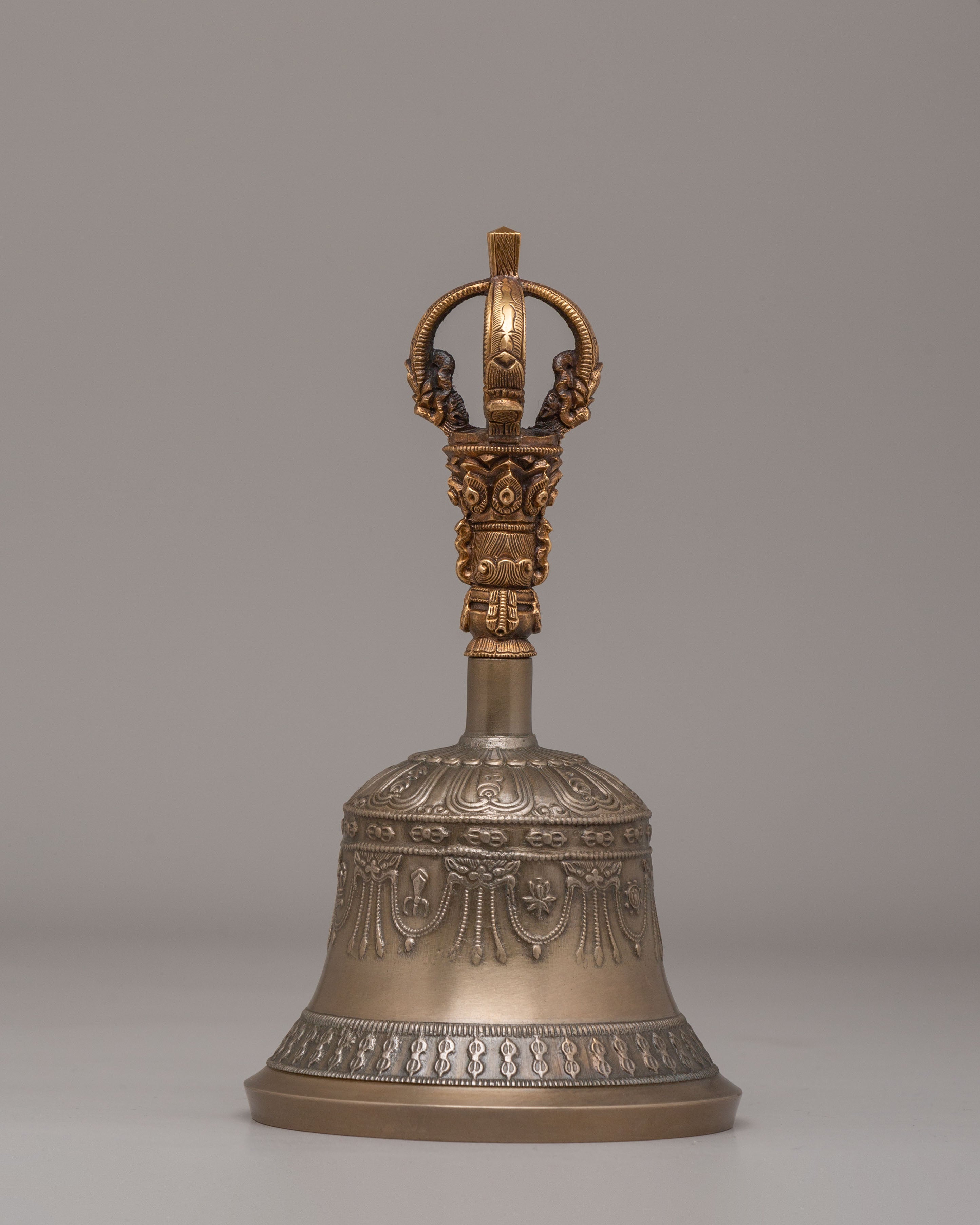 Buddhist Ritual Vajra and Bell Set | Spiritual Practice Tools for Meditation and Prayer