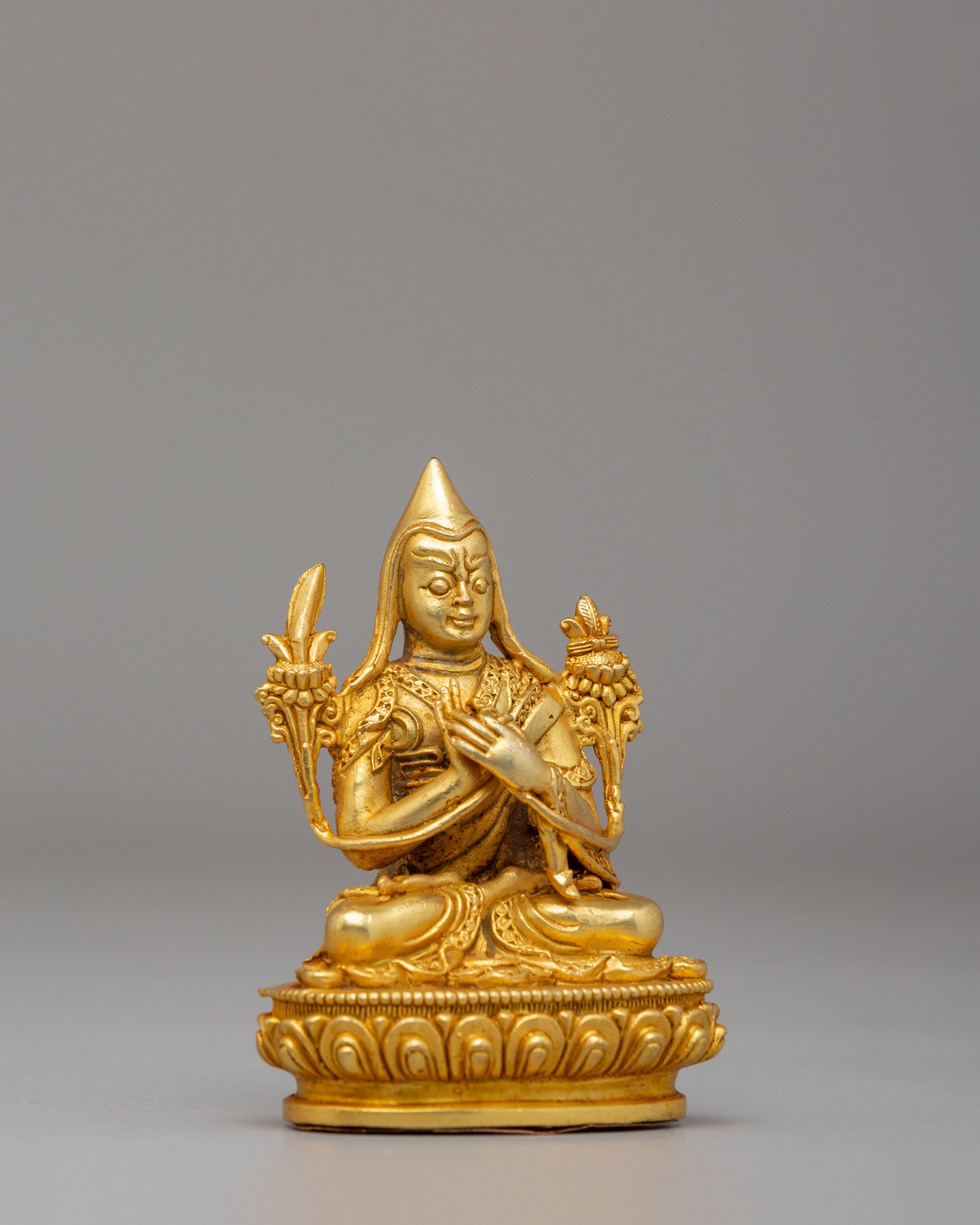 Tibetan Altar Tsongkhapa Statue | Sacred Buddhist Decor