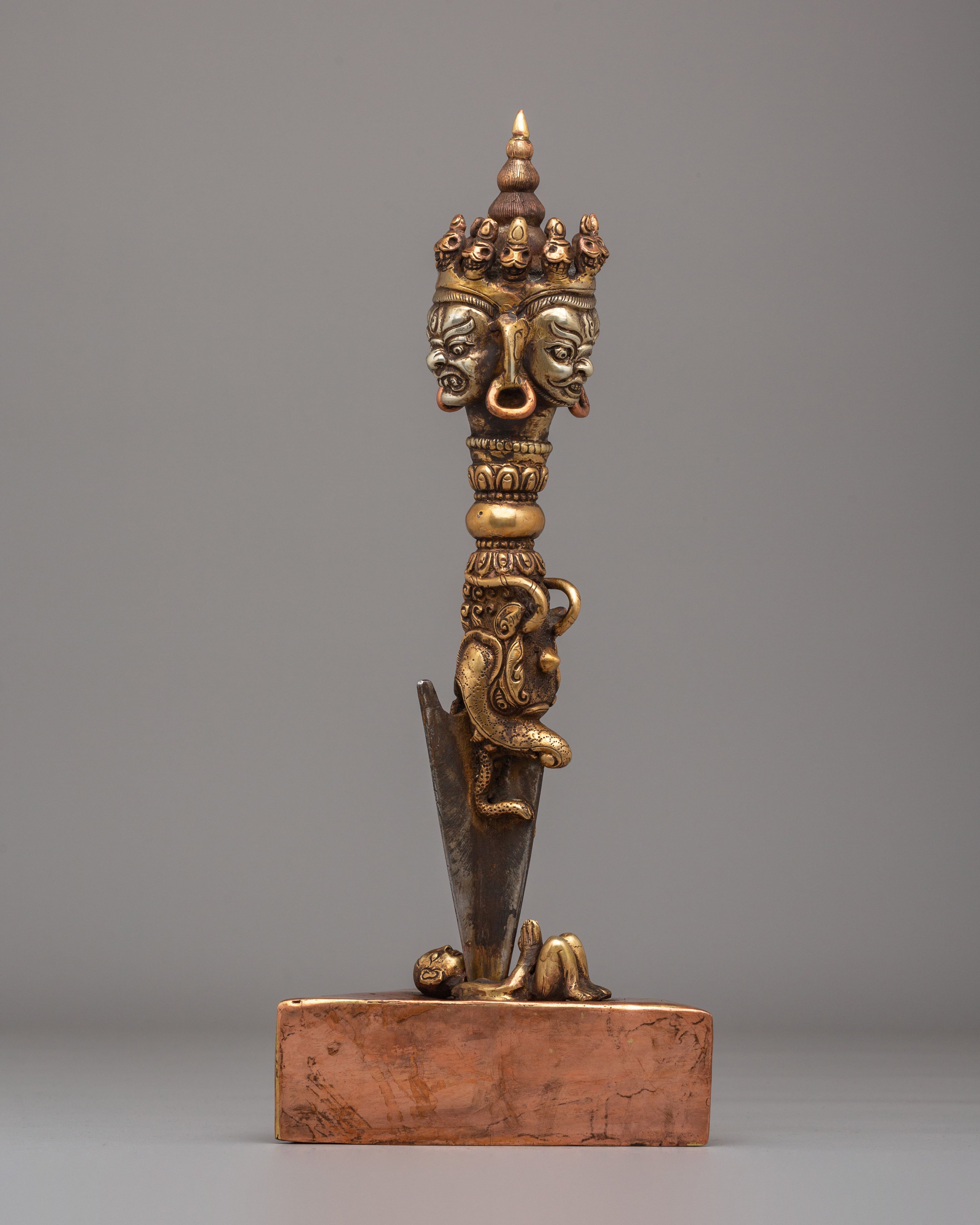 Handcrafted Sacred Ritual Dagger | Phurba for Spiritual Ceremonies