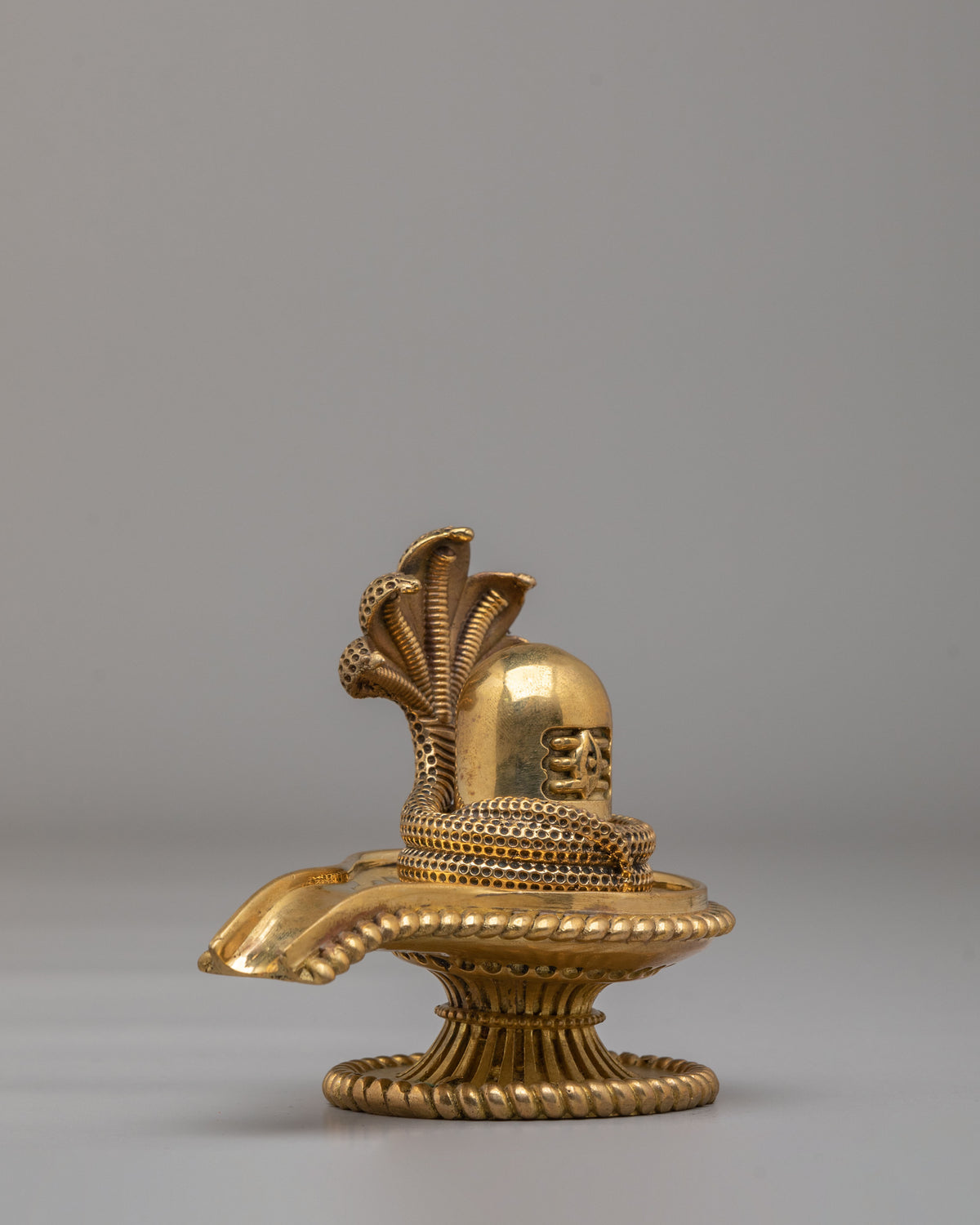 Handmade Shiva Linga  Sculpture | Sacred Hindu Deity Artwork