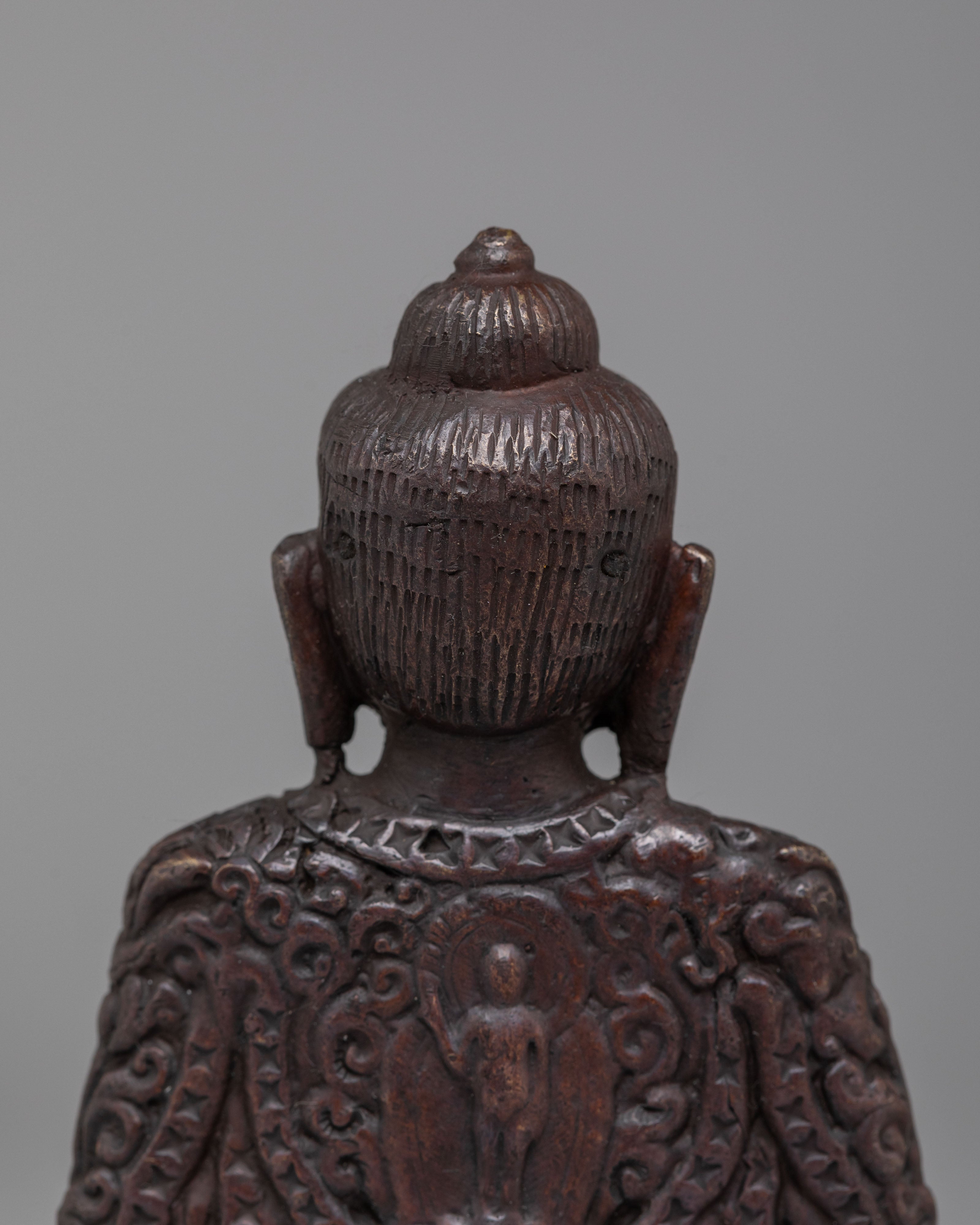 Sacred Altar Amitabha Buddha Sculpture | Traditional Artwork