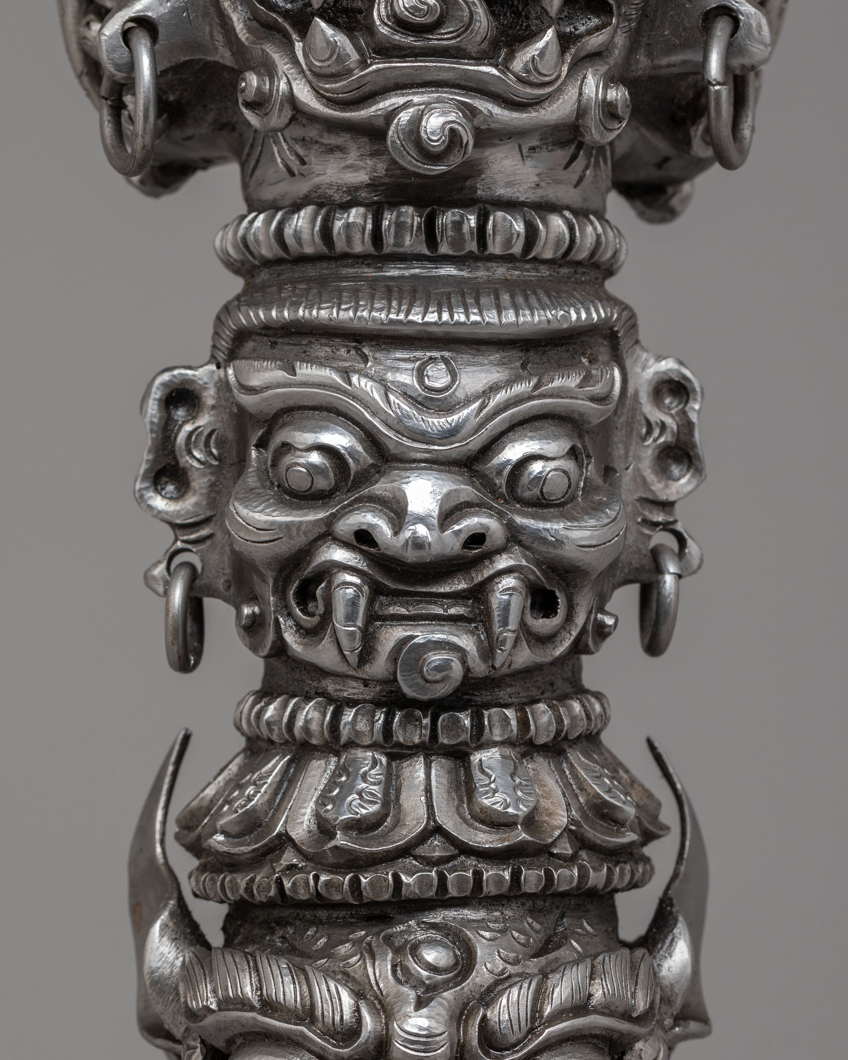 Traditional Tibetan Phurba Dagger | Sacred Ritual Tool for Spiritual Ceremonies