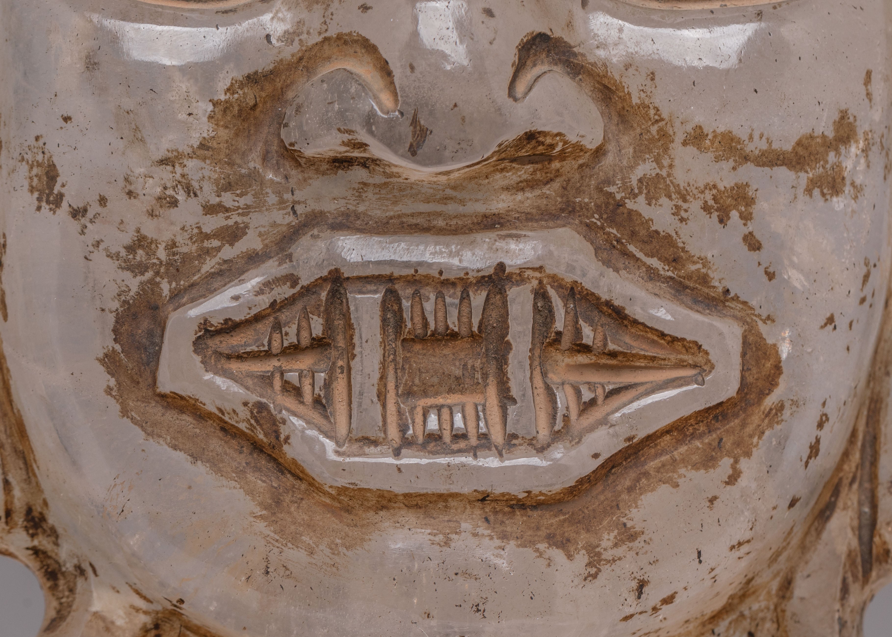 Handmade Bhairav Crystal Face | Sacred Himalayan Art