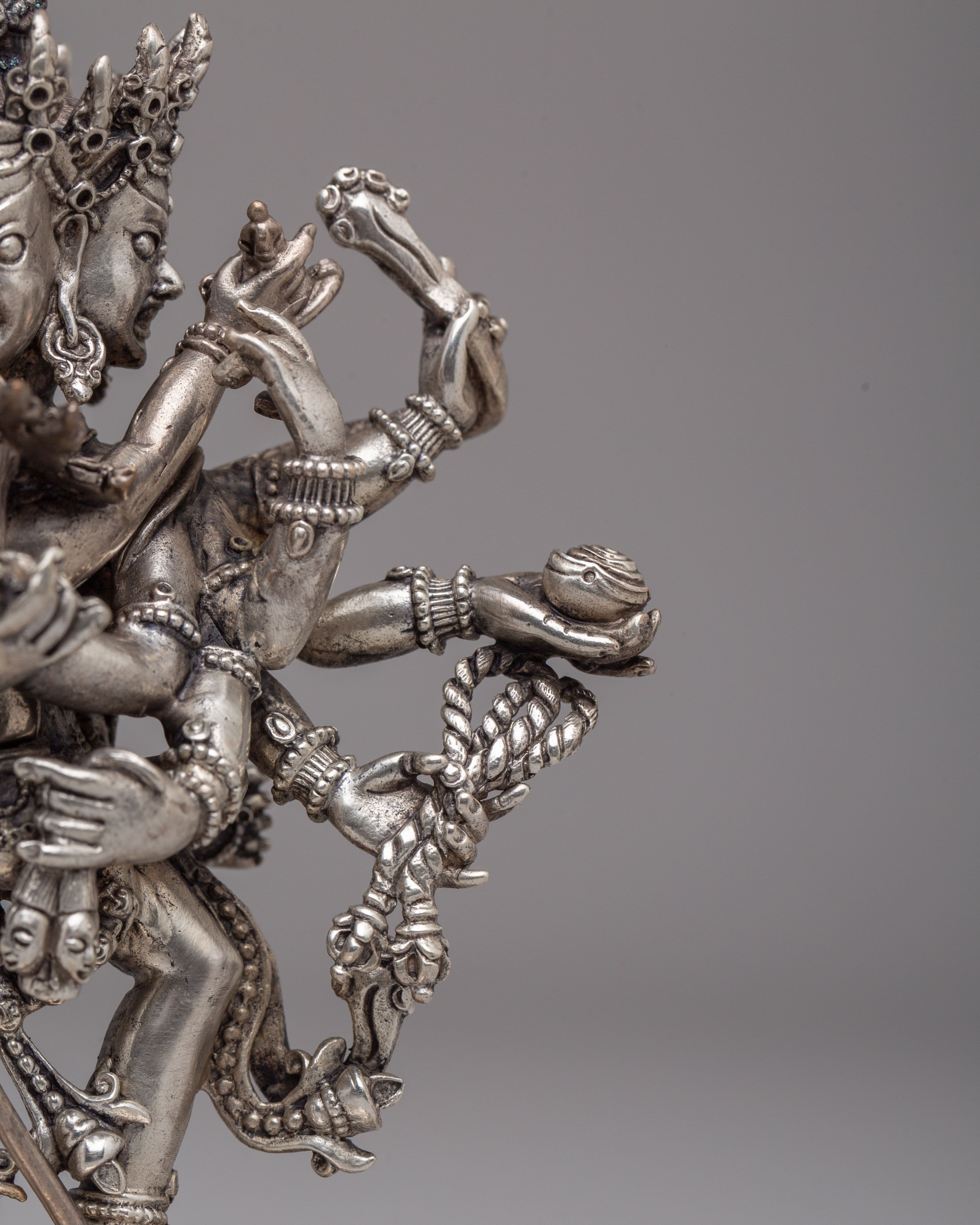 Vajrayana Chakrasamvara With Consort Statue | Tibetan Buddhist Art