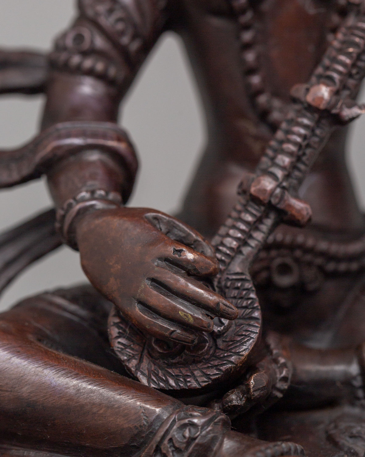 Himalayan Saraswati Altar Statue | Goddess of Wisdom