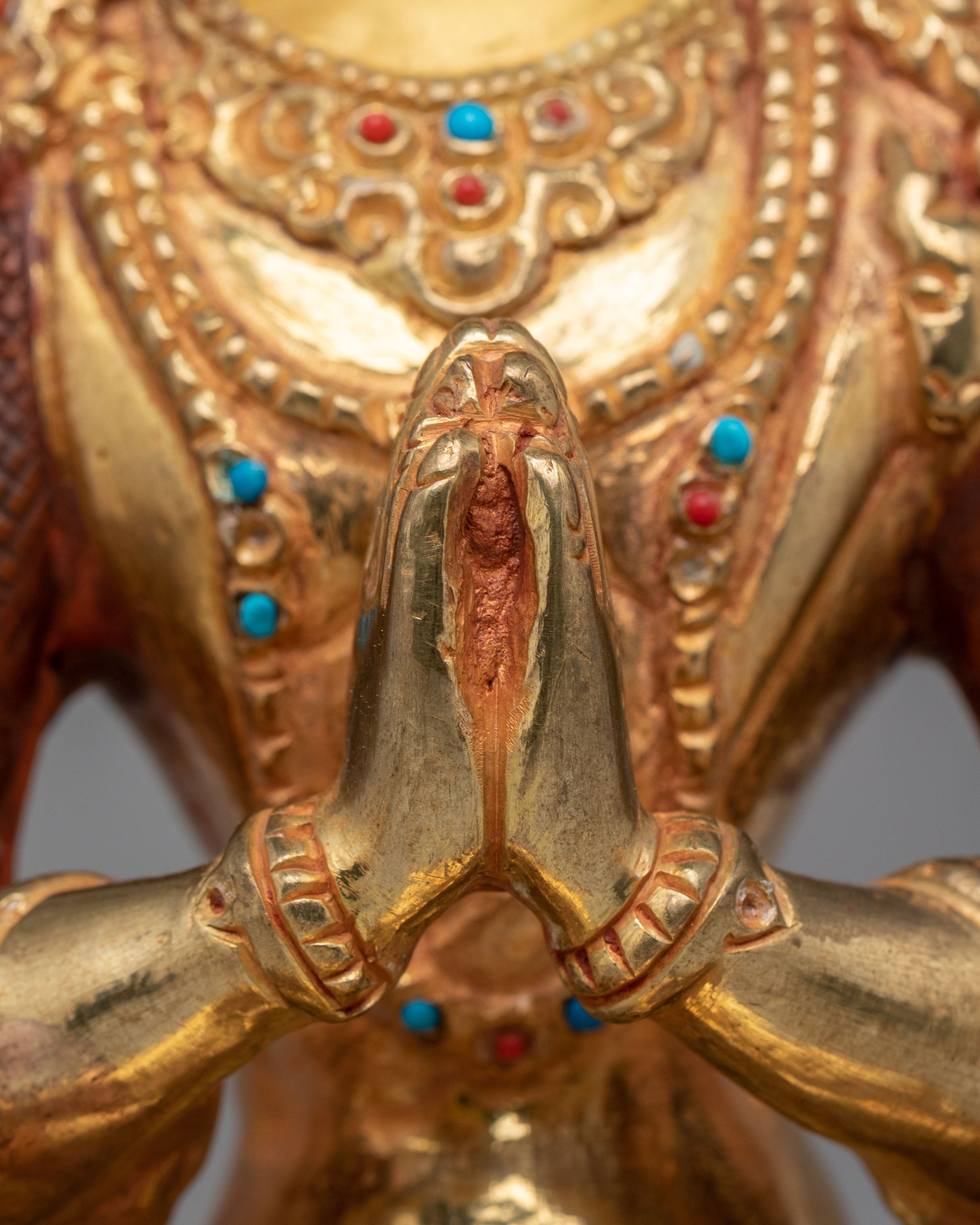 Handmade Chenrezig Deity Statue | Tibetan Bodhisattva of Compassion