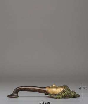 Buddhist Handmade Door Handle | Traditional Decorative Door Knob