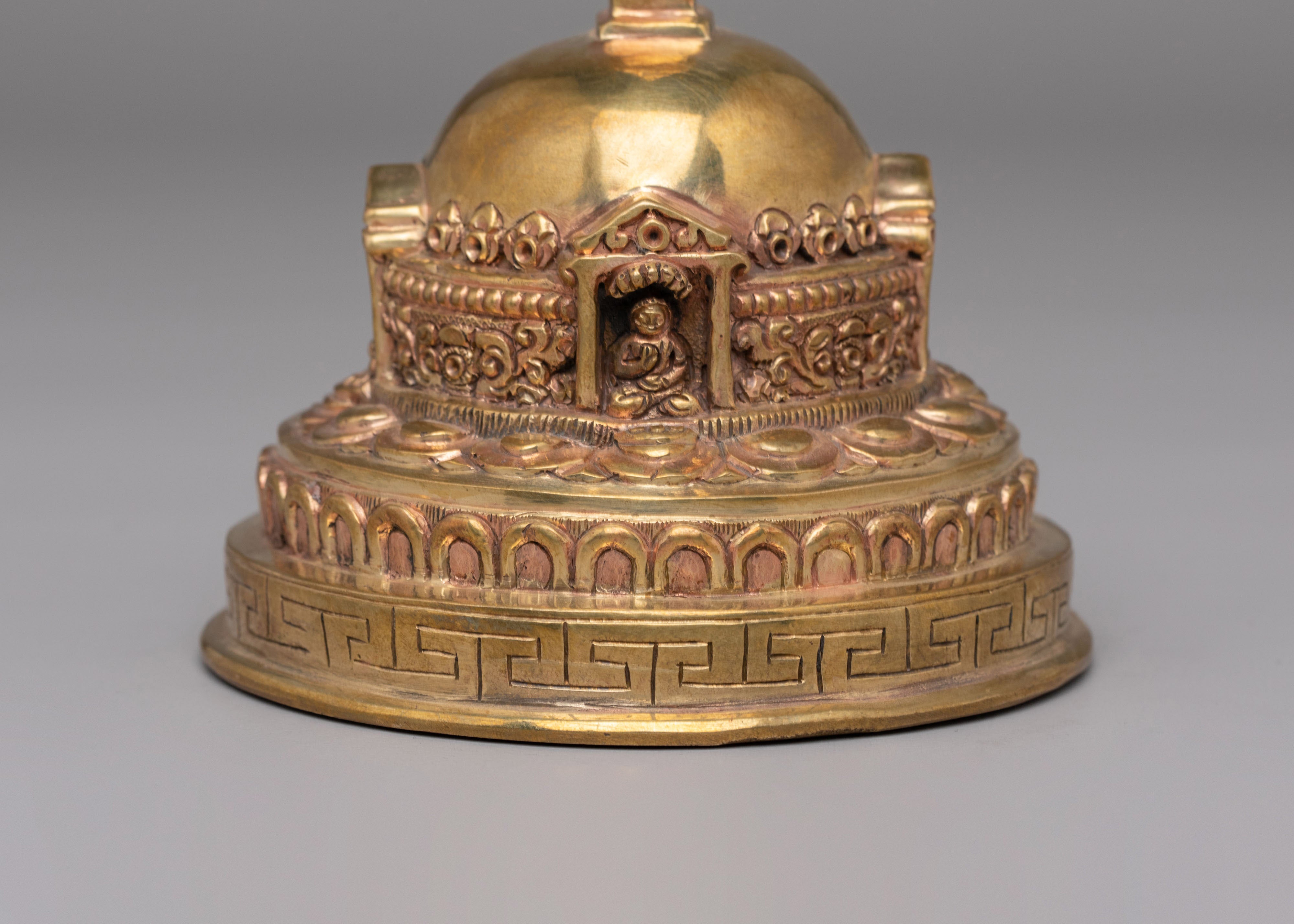 Tibetan Chorten Kora | Handmade Tibetan Buddhist Shrine Decor