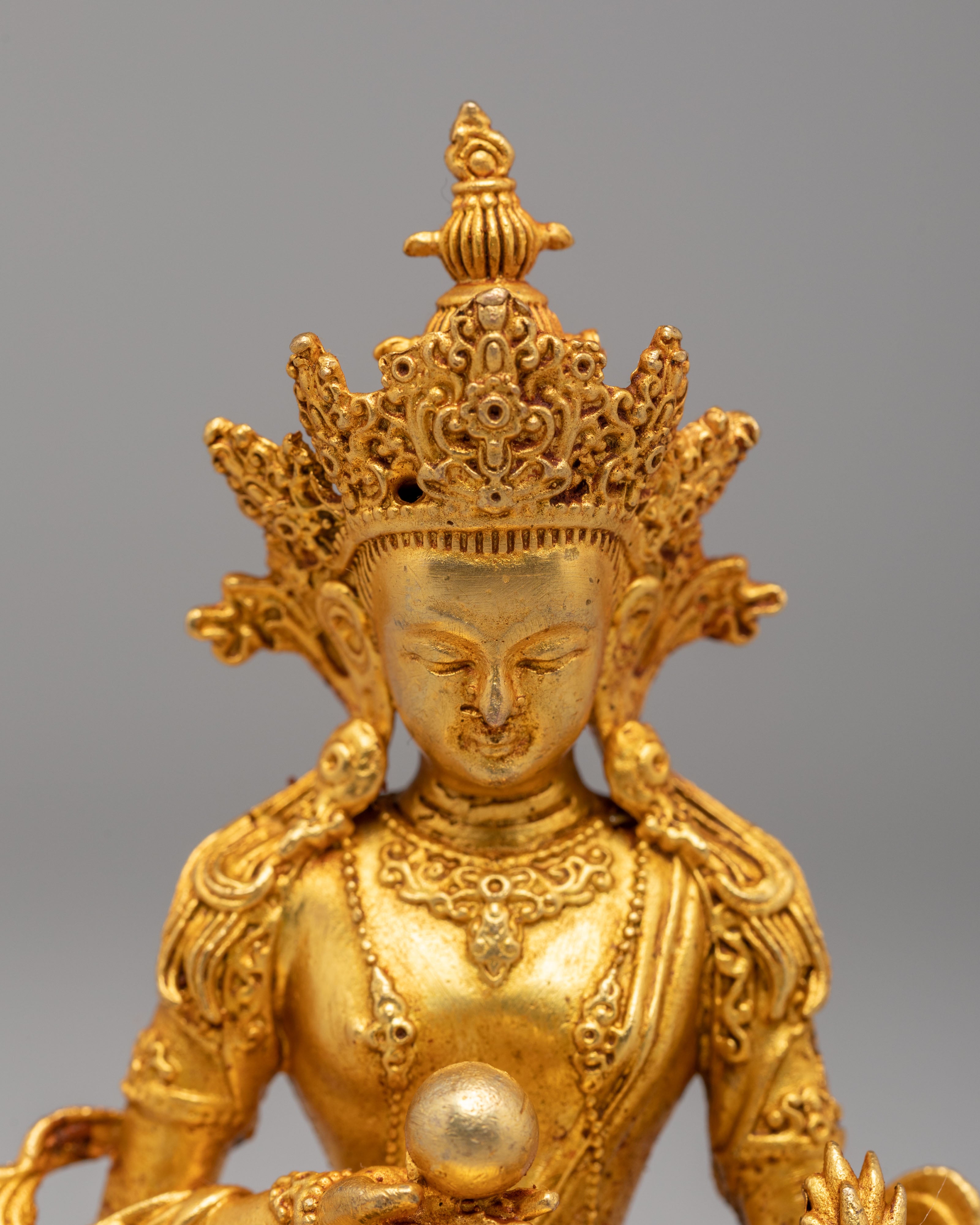 Sacred Kshitigarbha Deity Statue | Bodhisattva of Compassion and Protection
