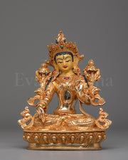 Traditional White Tara Figurine