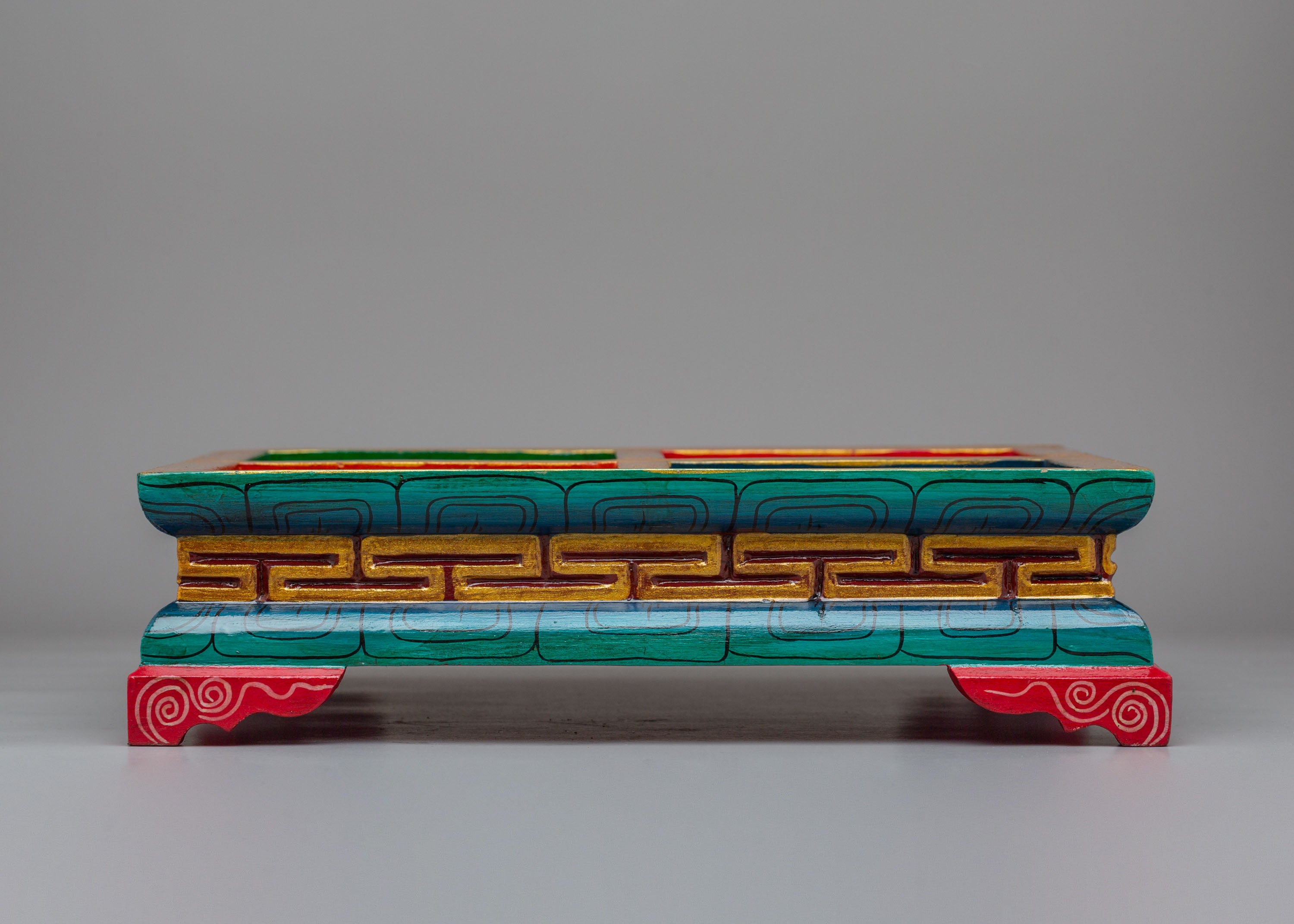 Spiritual Tibetan Tray | Traditional Himalayan Artwork