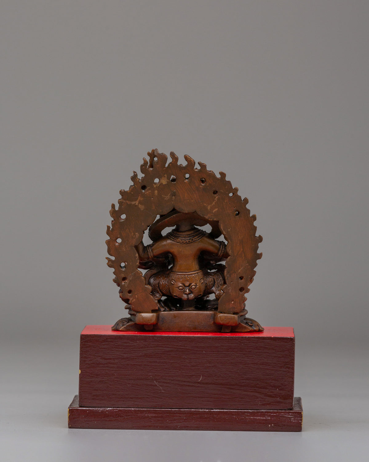 Tibetan Four-Armed Mahakala Statue | Symbolizing Spiritual Protection and Transformation