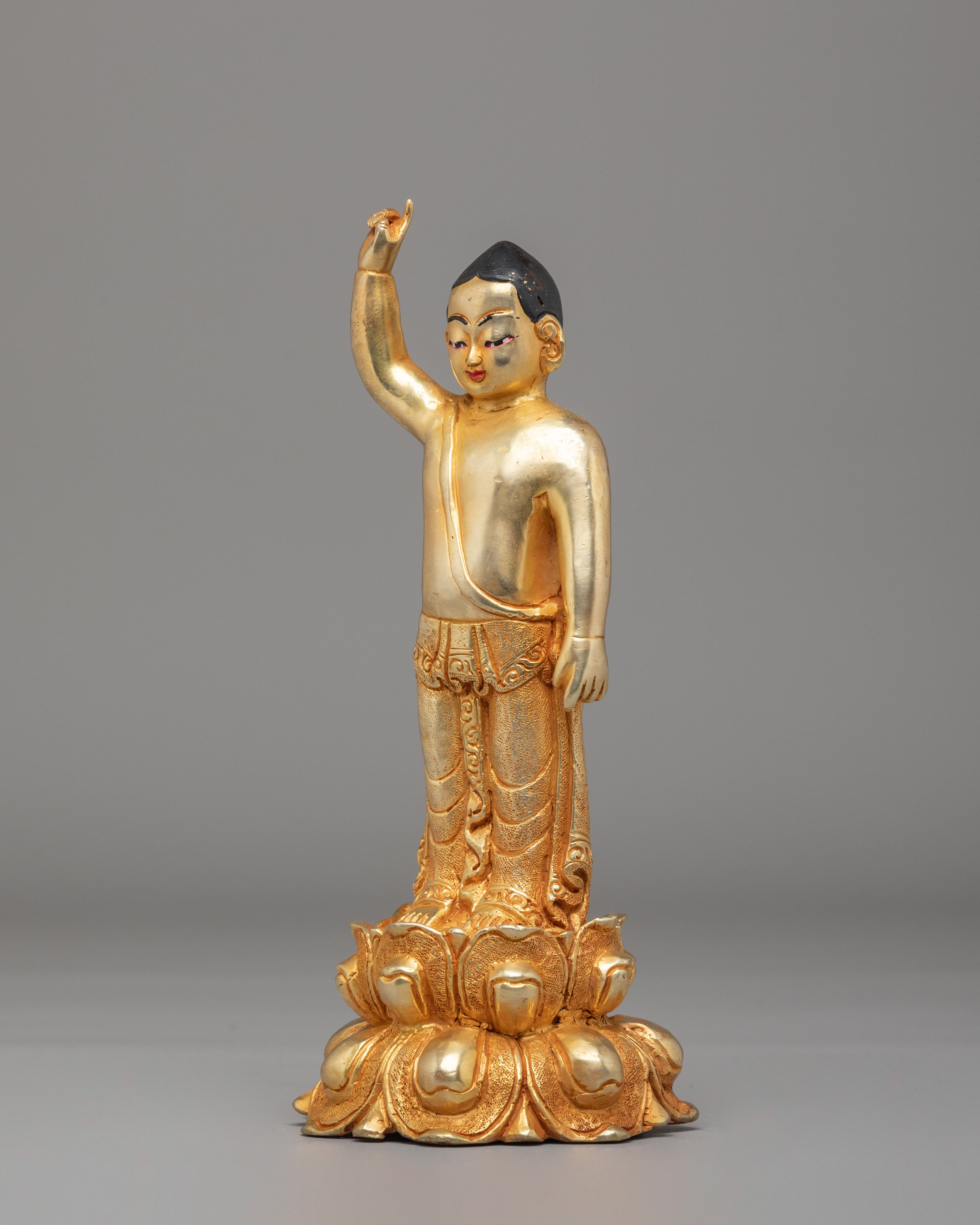 Historical Siddhartha Gautama Sculpture | Buddhist Altar Decor