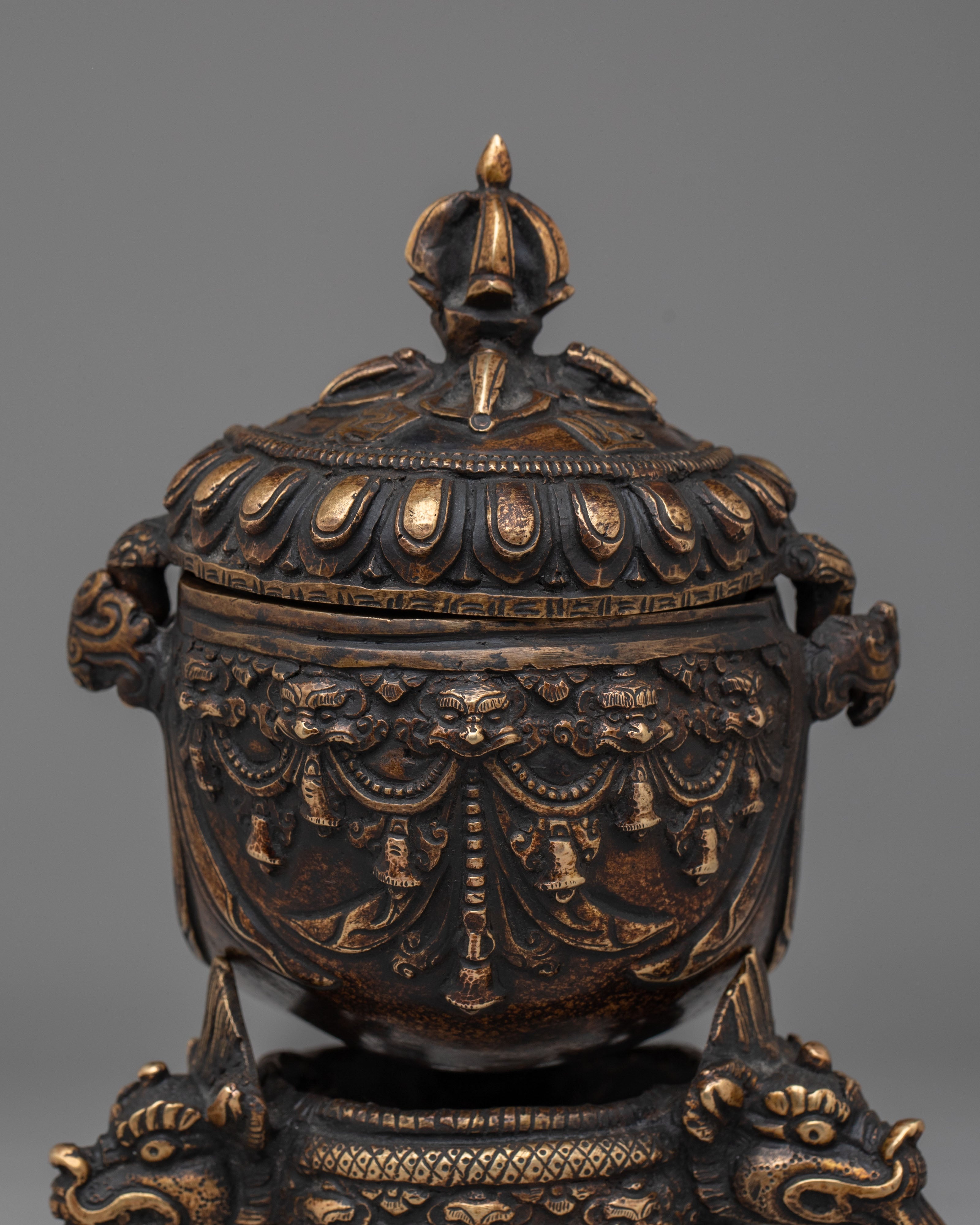 Handcrafted Kapala for Ritual | Tibetan Skull Cup (REMAKE POSSIBLE )