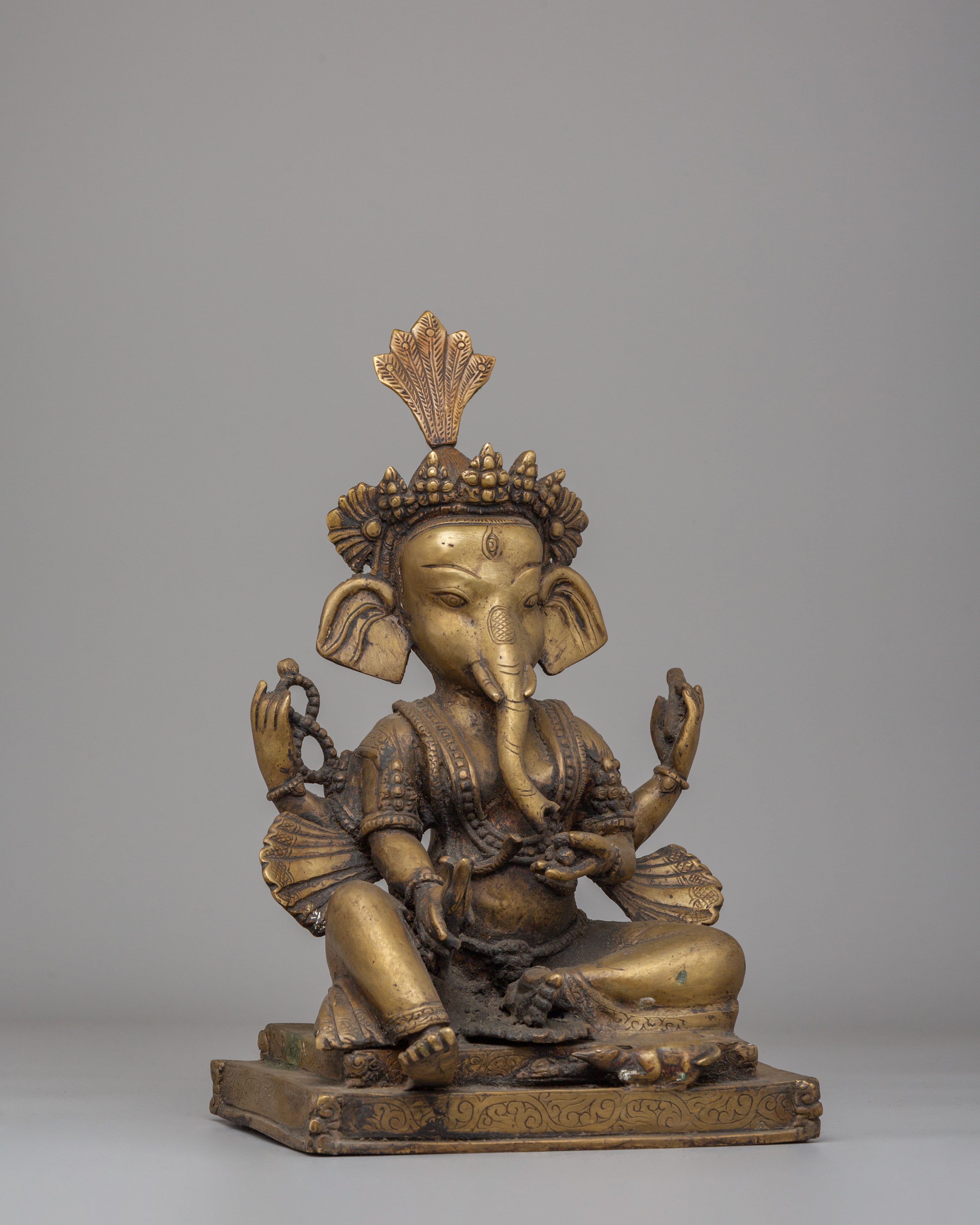 Spiritual Ganesh Sculpture for Wisdom | Spiritual Home Decor