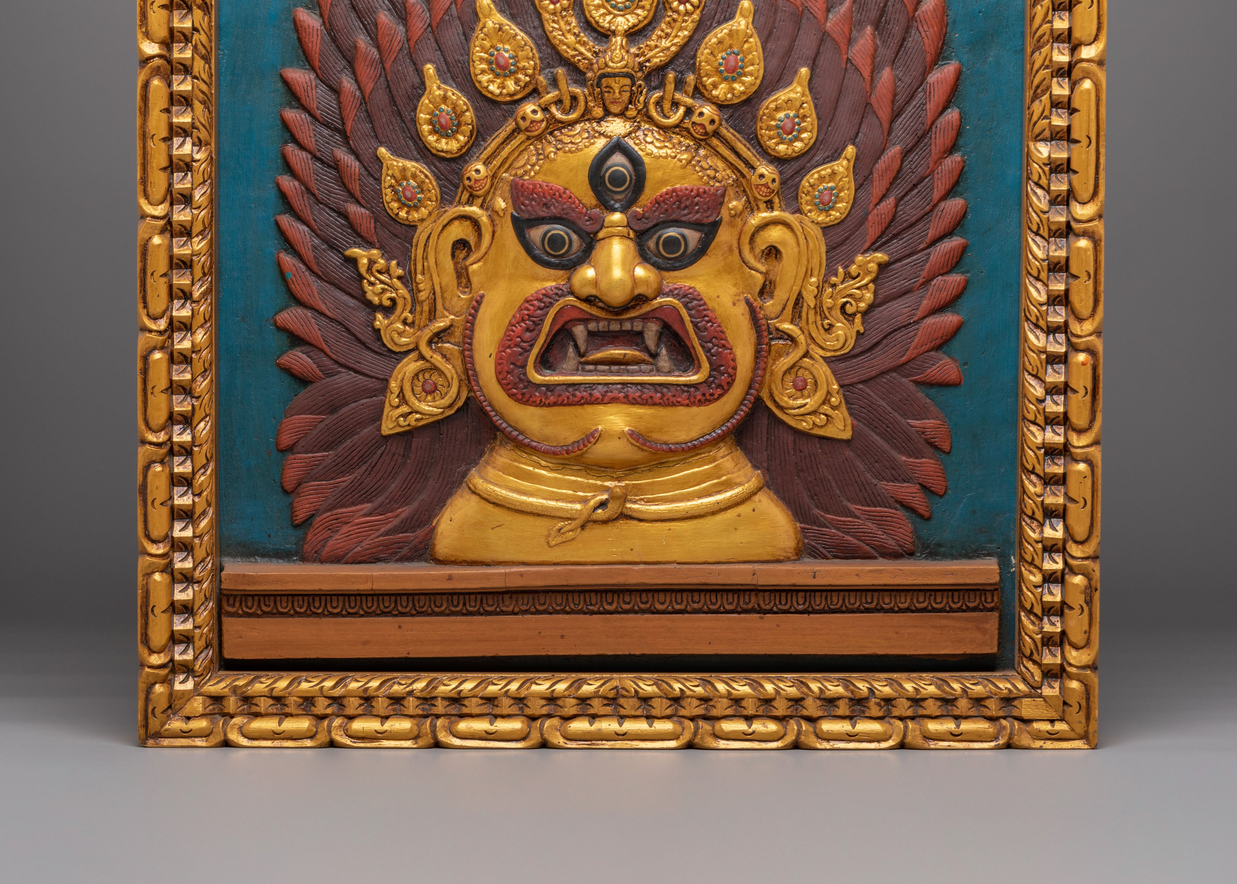 Handcrafted Bhairava Wall Hanging | Traditional Artwork for Spiritual Decor