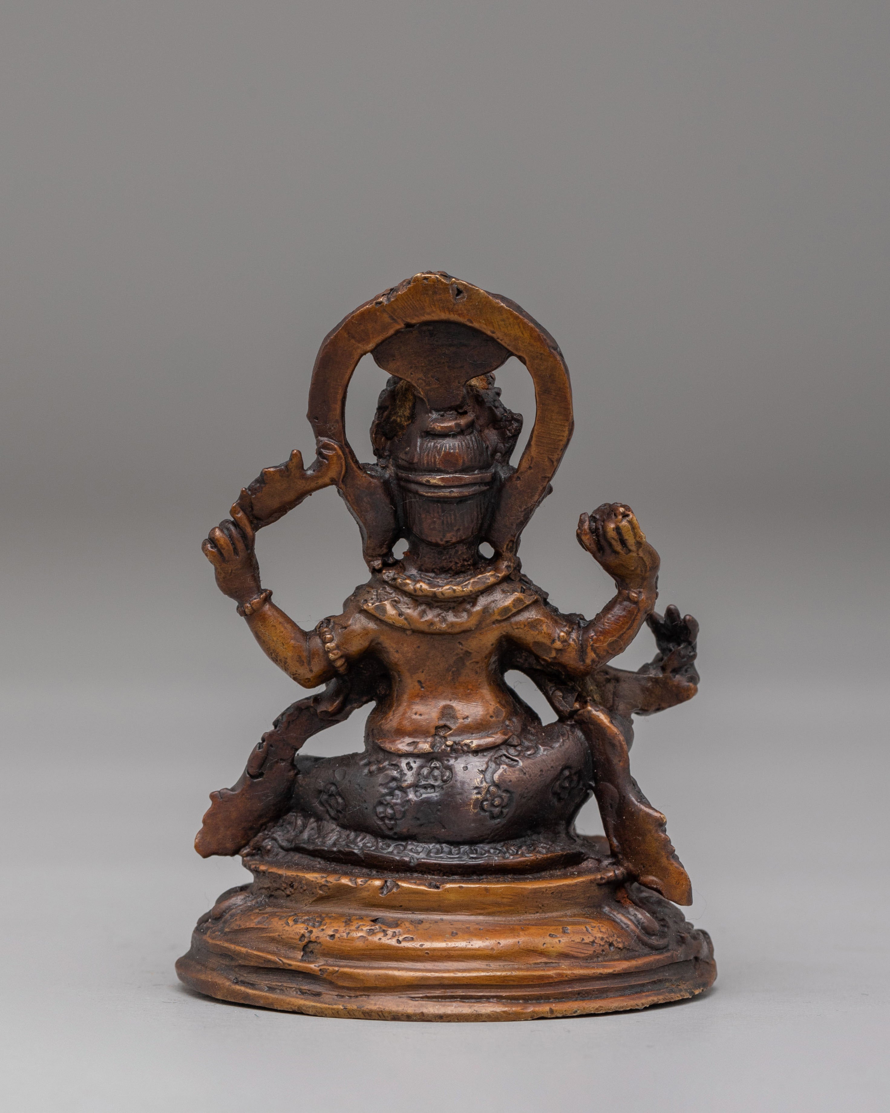 Himalayan Lord Ganesh Statue | Oxidized Copper Statue for Spiritual Decor
