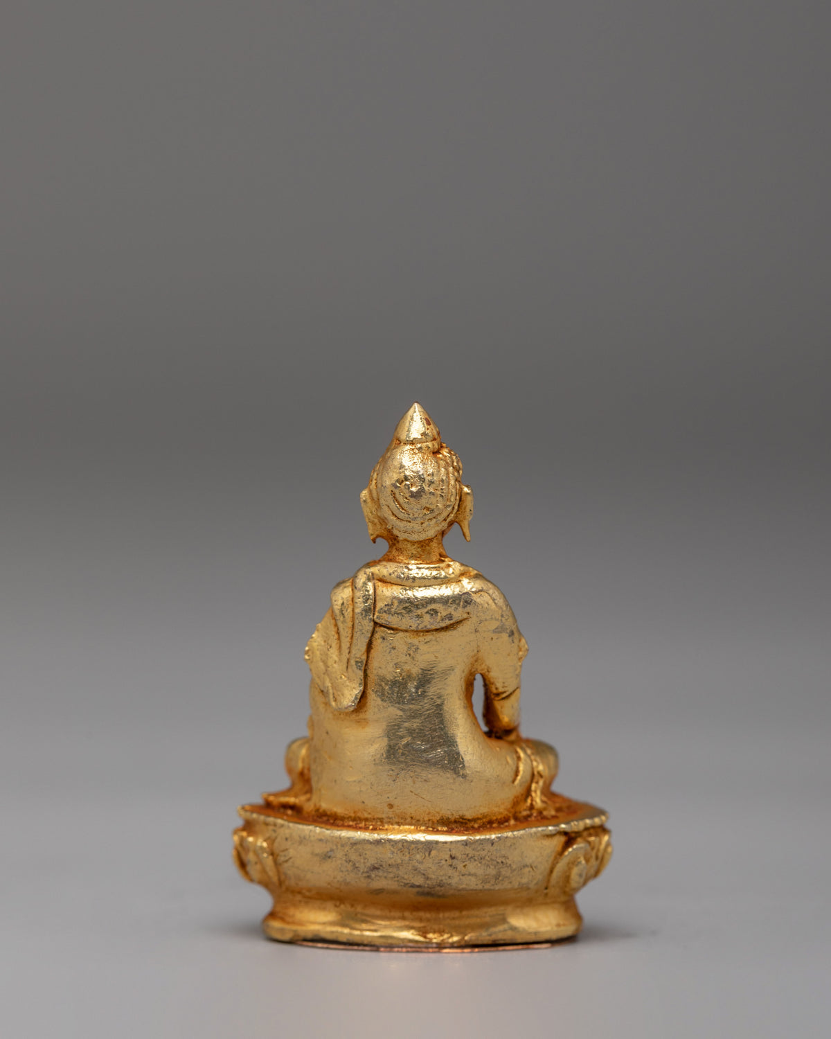 Spiritual Shakyamuni Buddha Deity Statue | Gold Plated Buddhist Altar Decor