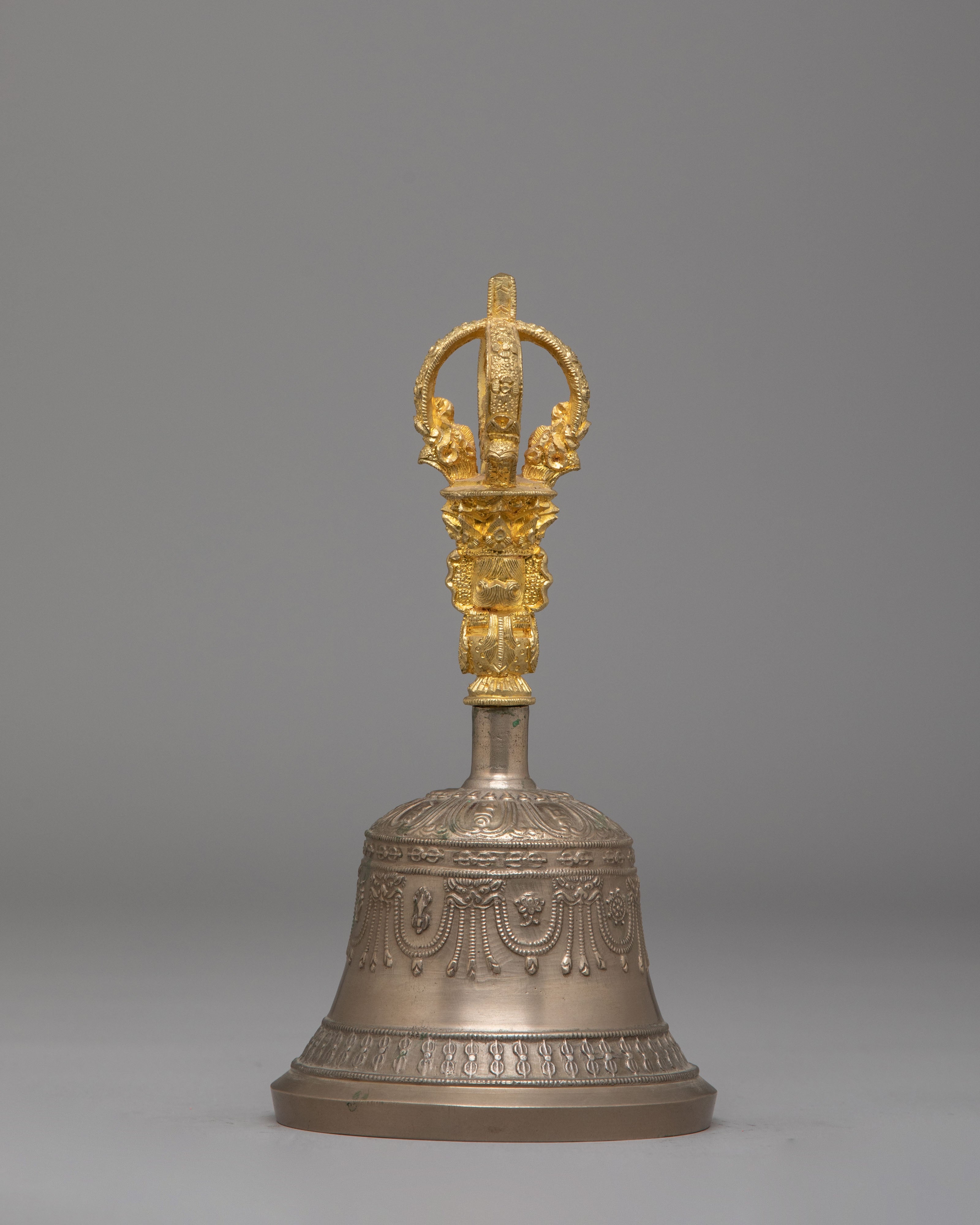 Buddhist Altar Vajra & Bell Set | Handcrafted Ritual Tools for Meditation