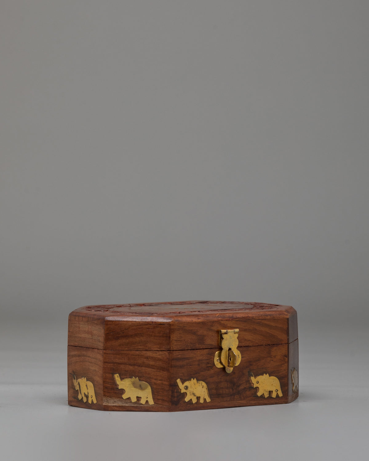 Traditional Wooden Treasure Box | Handcrafted Himalayan Storage Box