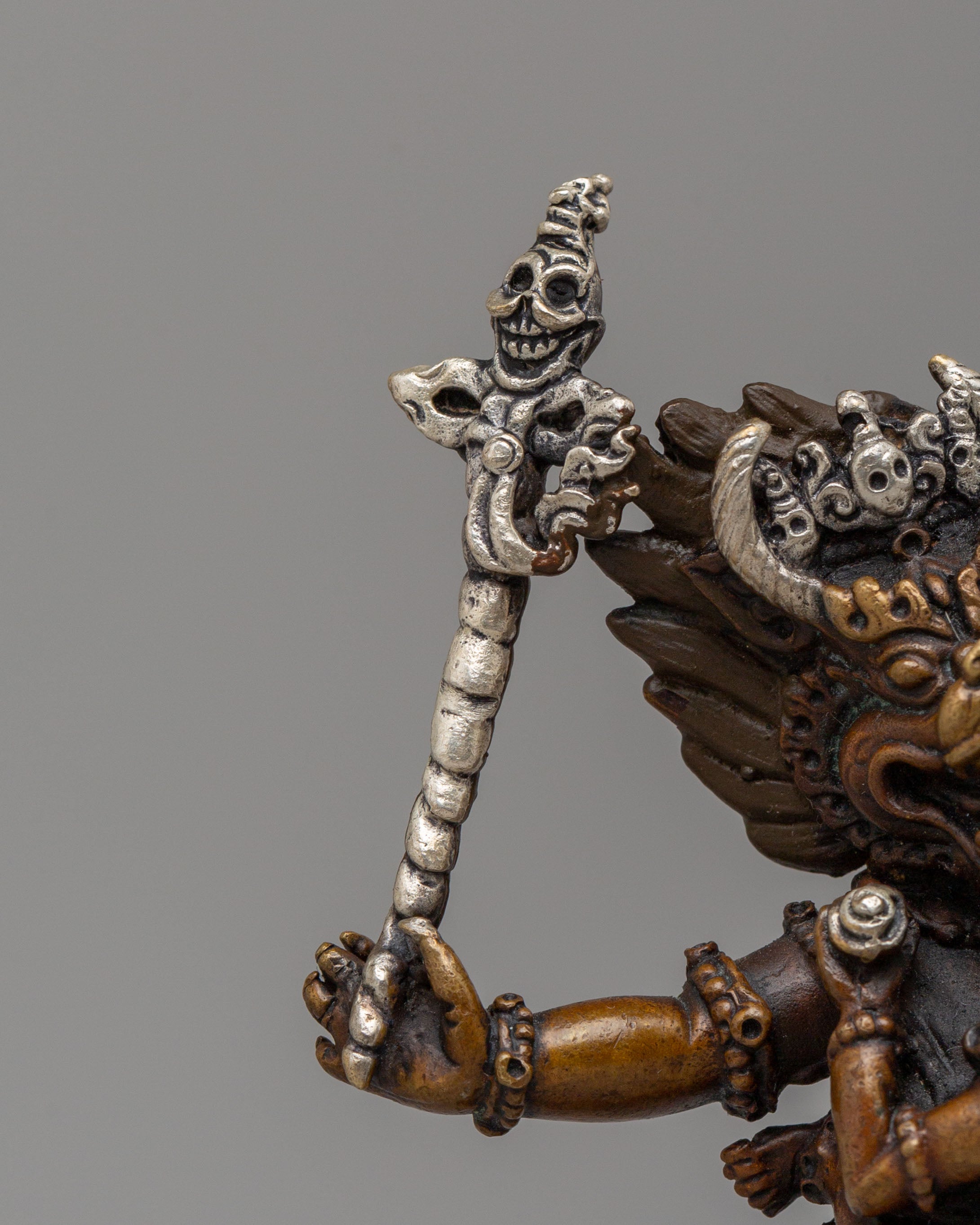 Yama Dharmaraja With Consort Sculpture | Guardian of Justice