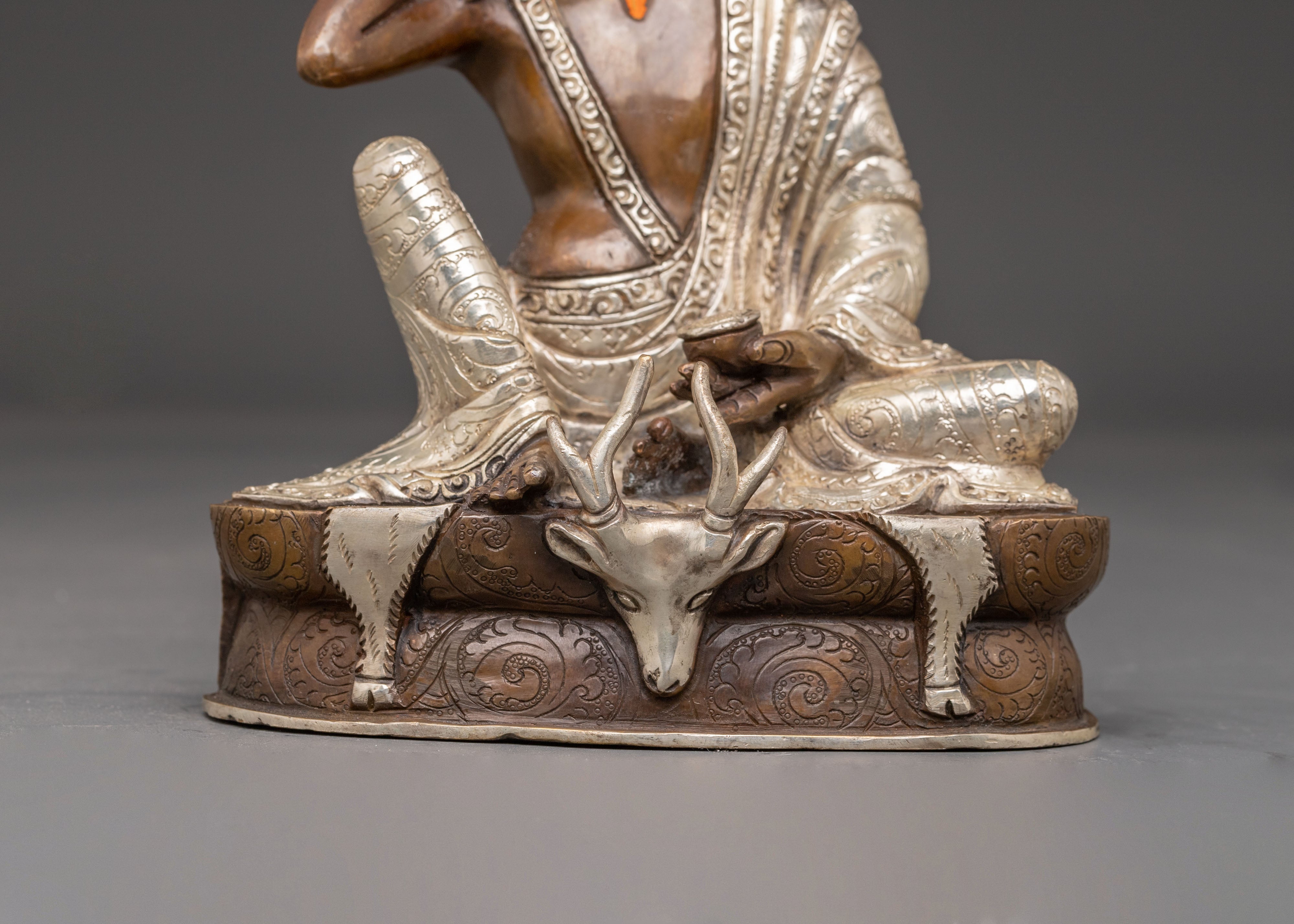 Milarepa Meditation Master Statue | Tibetan Yogi