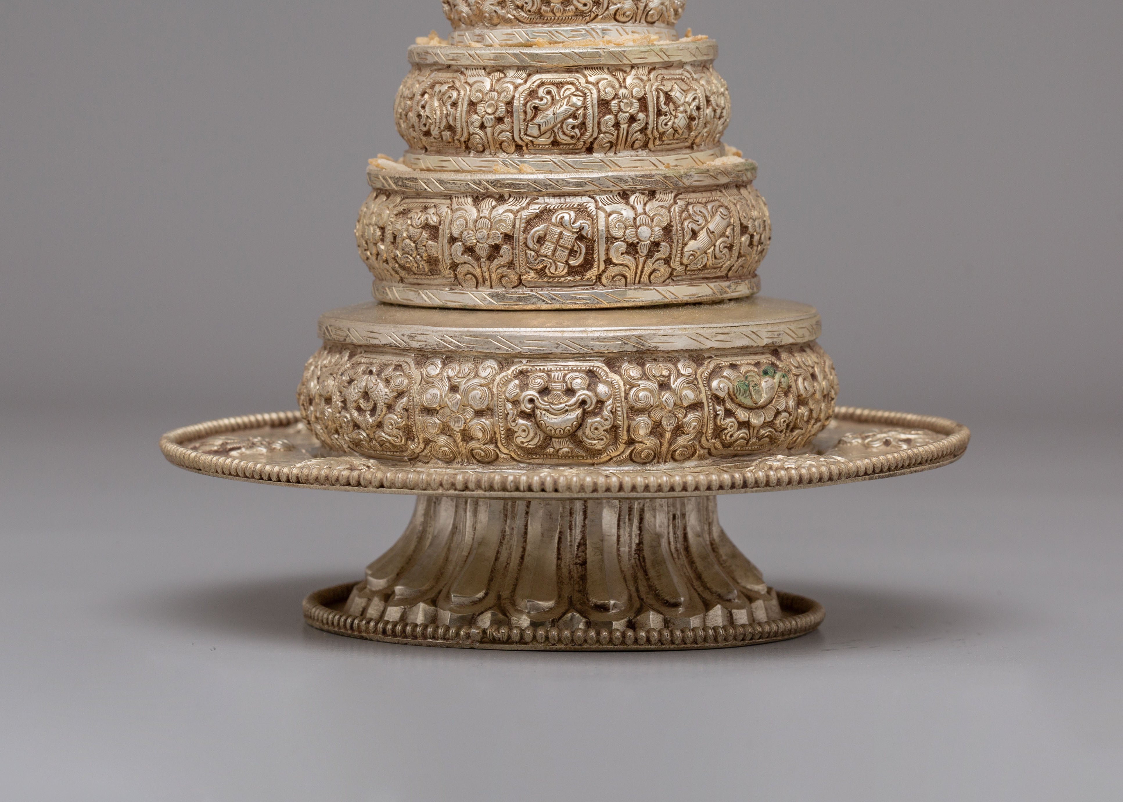 Buddhist Altar Mandala Offering | Sacred Ritual Art